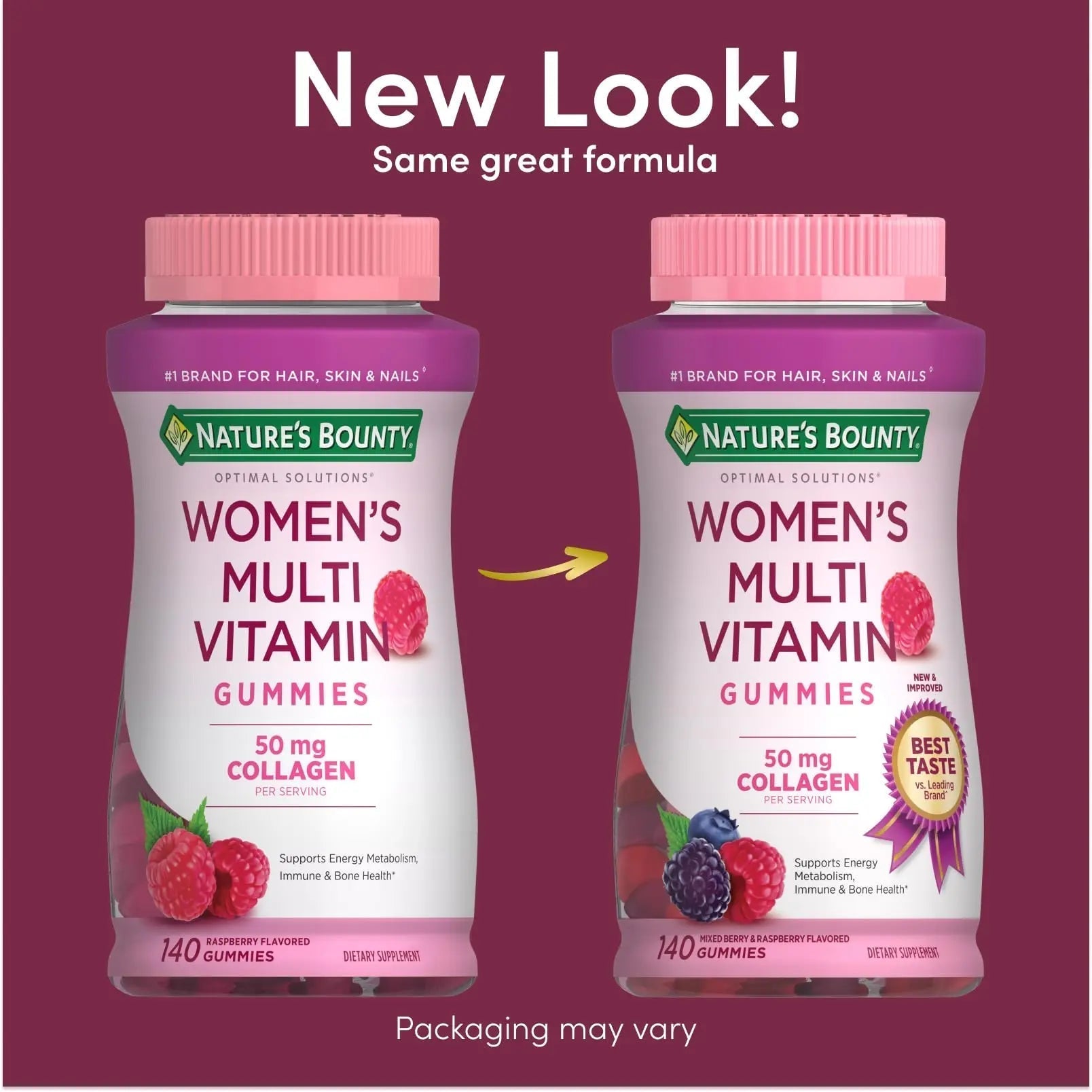 Nature's Bounty Optimal Solutions, Women's Multivitamin Gummies for Immune Support, Cellular Energy Support, Bone Health Nature's Bounty Au supplements