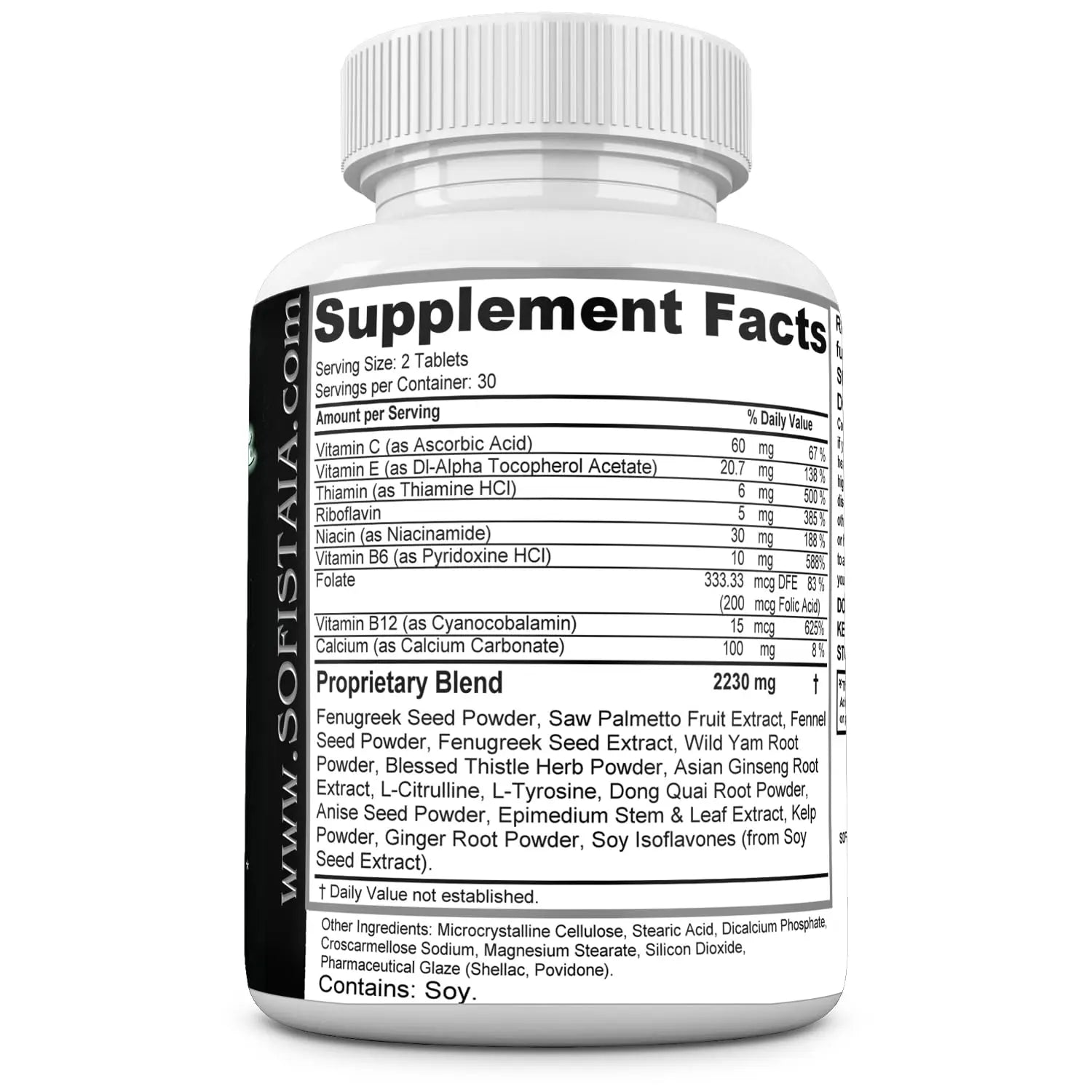 BEAUTIFYEM Sofistaia BUTTLARGER Natural Enhancement Supplement, 60 Tablets, Essential Nutrients for Curves and Confidence BEAUTIFYEM Au supplements