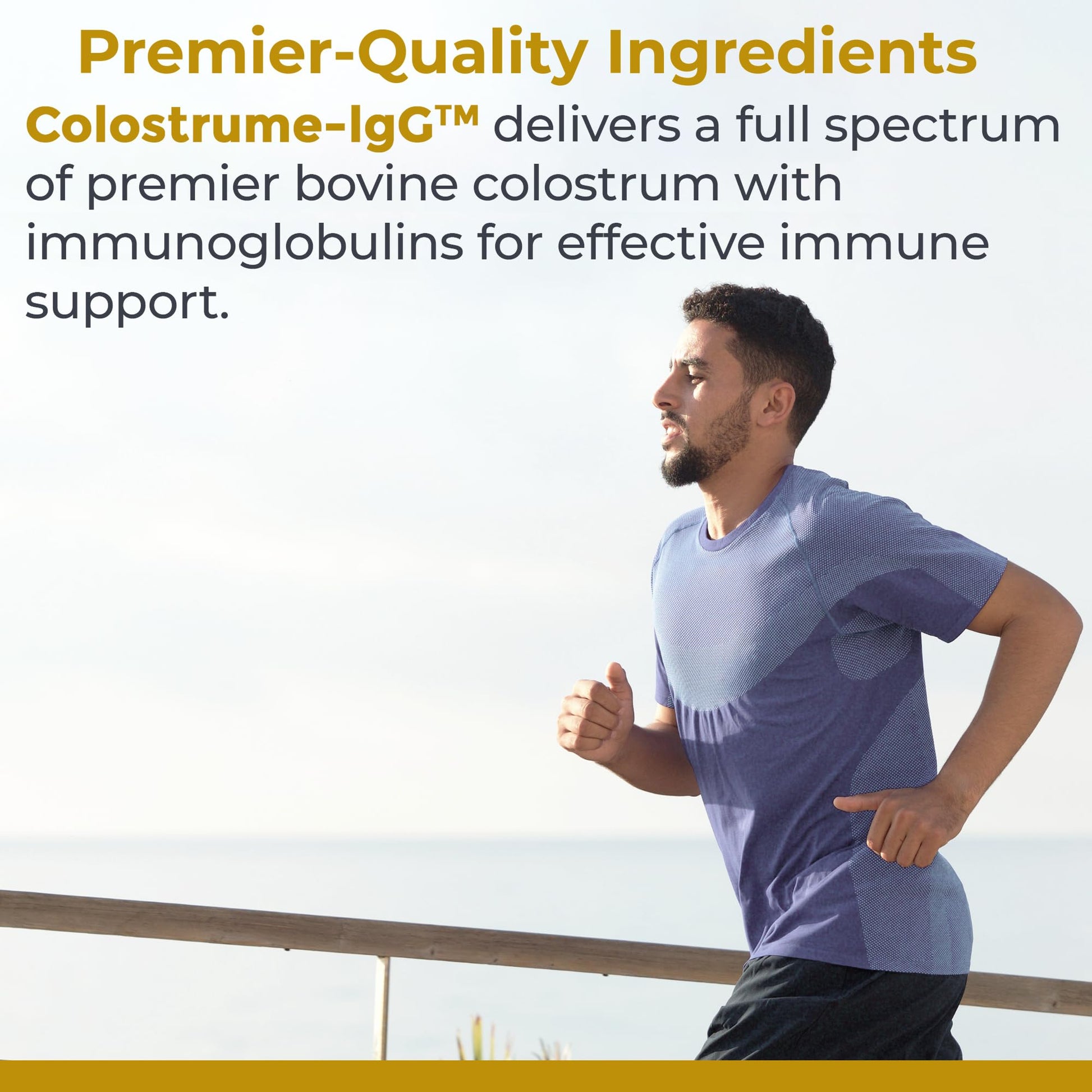Premier Research Labs Colostrum-IgG - Colostrum Supplement, Bovine Colostrum for Humans, Cow Colostrum for Immune Health, Superfood with Lactoferrin, Amino Acids, Nucleotides - 60 Capsules Premier Research Labs Au supplements