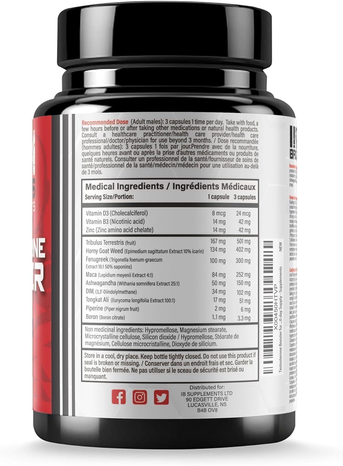 Iron Brothers Men’s Testosterone Support Supplement – Tribulus, Tongkat Ali, Ashwagandha & DIM – Daily Performance & Vitality Formula – with Fenugreek & Zinc – 30 Day Cycle – 90 Capsules Iron Brothers Supplements Au supplements