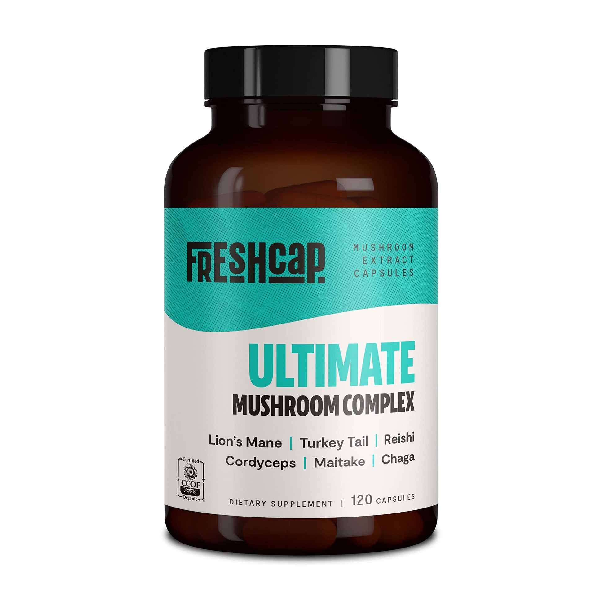 FreshCap Ultimate Mushroom Complex - Lions Mane, Reishi, Cordyceps, Chaga, Turkey Tail FreshCap Mushrooms Au supplements