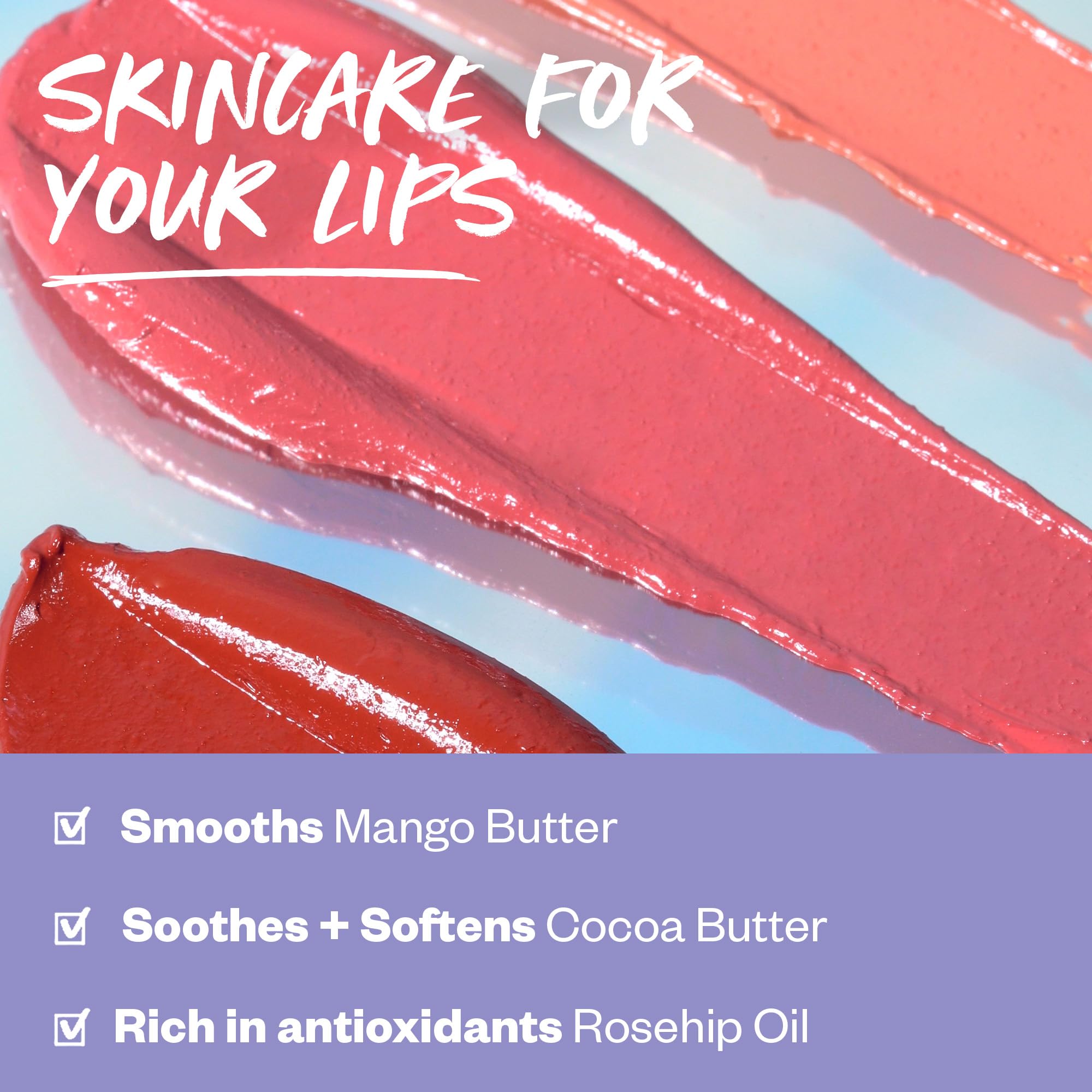 Kosas Weightless Lip Color Nourishing Satin Lipstick - High Impact Lip Color with Clean Formula - Comfy Feel & Soft Finish - Turned On Kosas Au supplements