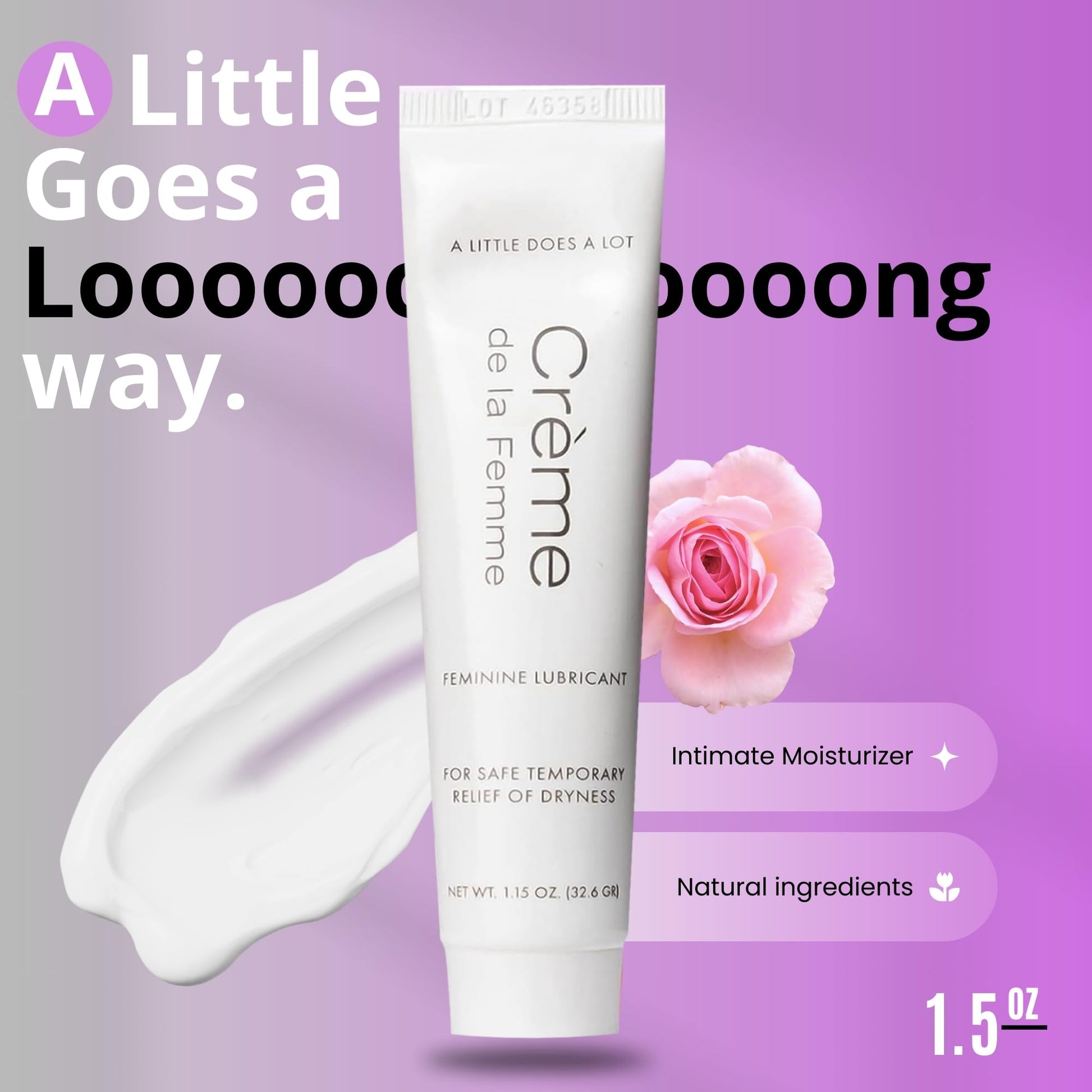 Crème De La Femme Daily Vaginal Moisturizing Cream for Long-Lasting Relief from Feminine Dryness Creme de la Femme Au supplements