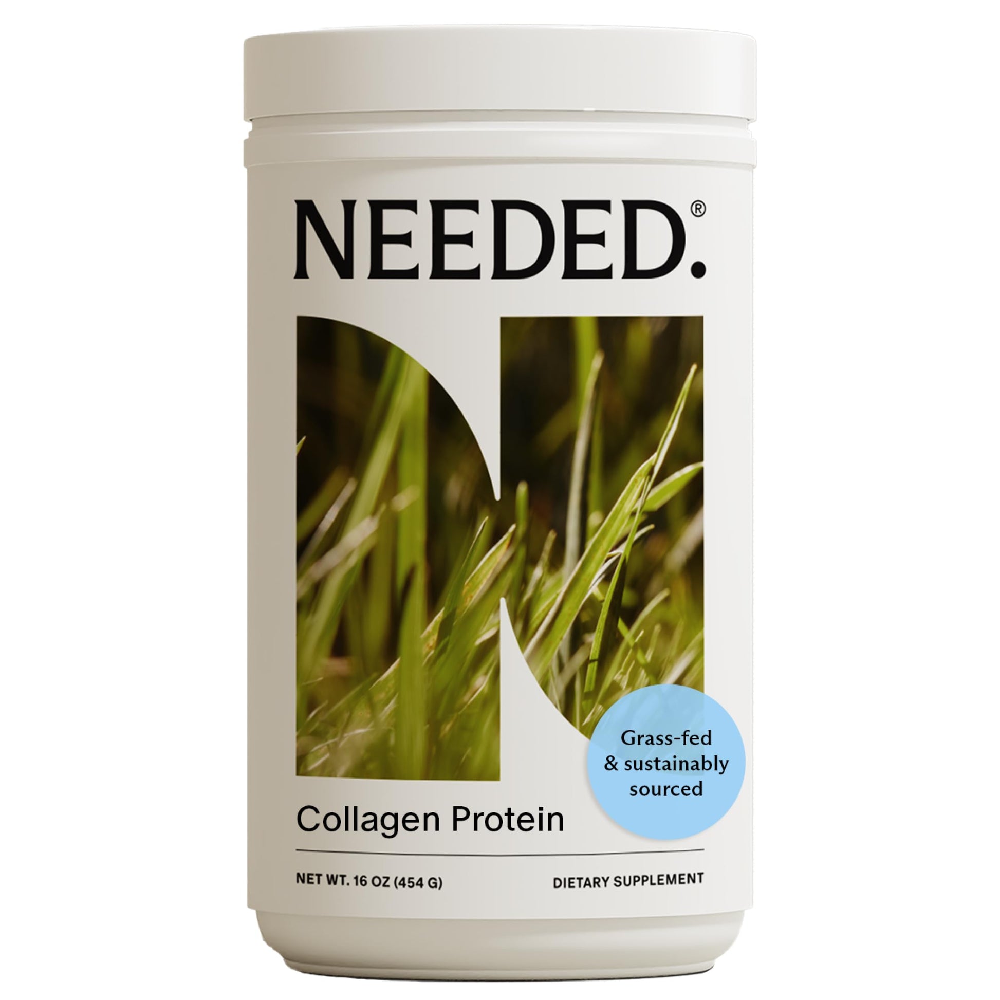 Needed. Hydrolyzed Collagen Protein Powder | Expert-Backed & Clean Sourced | Supports Skin, Hair, Joints | Grass-fed, Pasture-Raised, Hormone-Free | 1lb Needed. Au supplements