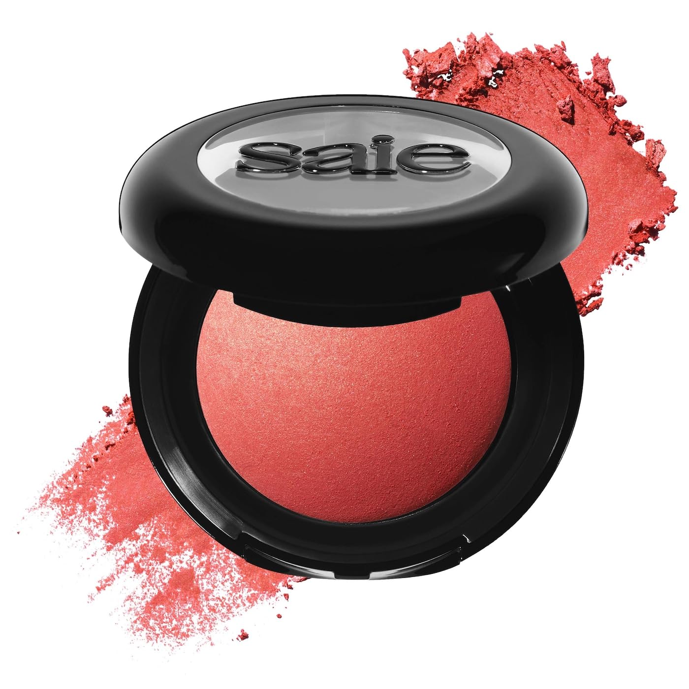Saie Blush & Brush Duo - SuperSuede Baked Blush in Stella (.01 oz) & Powder Blush Brush - Talc-Free, Moisturizing Blush with Vegan, Fluffy Brush for Seamless Application Saie Au supplements