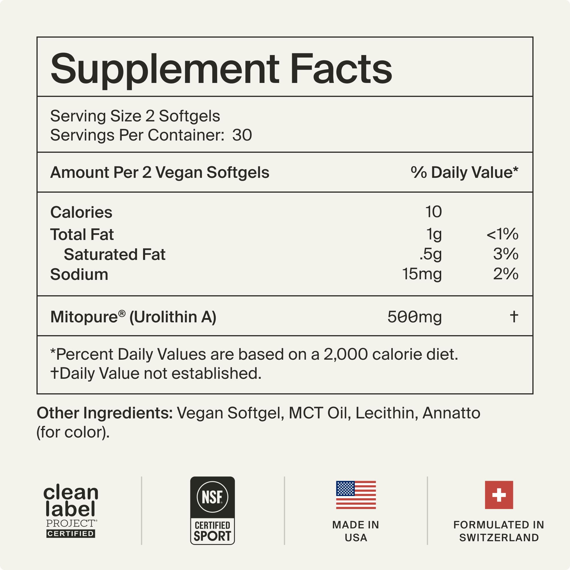 Timeline Mitopure Urolithin A Supplement Softgels - Clinically Proven Support for Healthy Aging and Cellular Renewal - Mitoceutical for Muscle Support and Longevity Timeline Au supplements