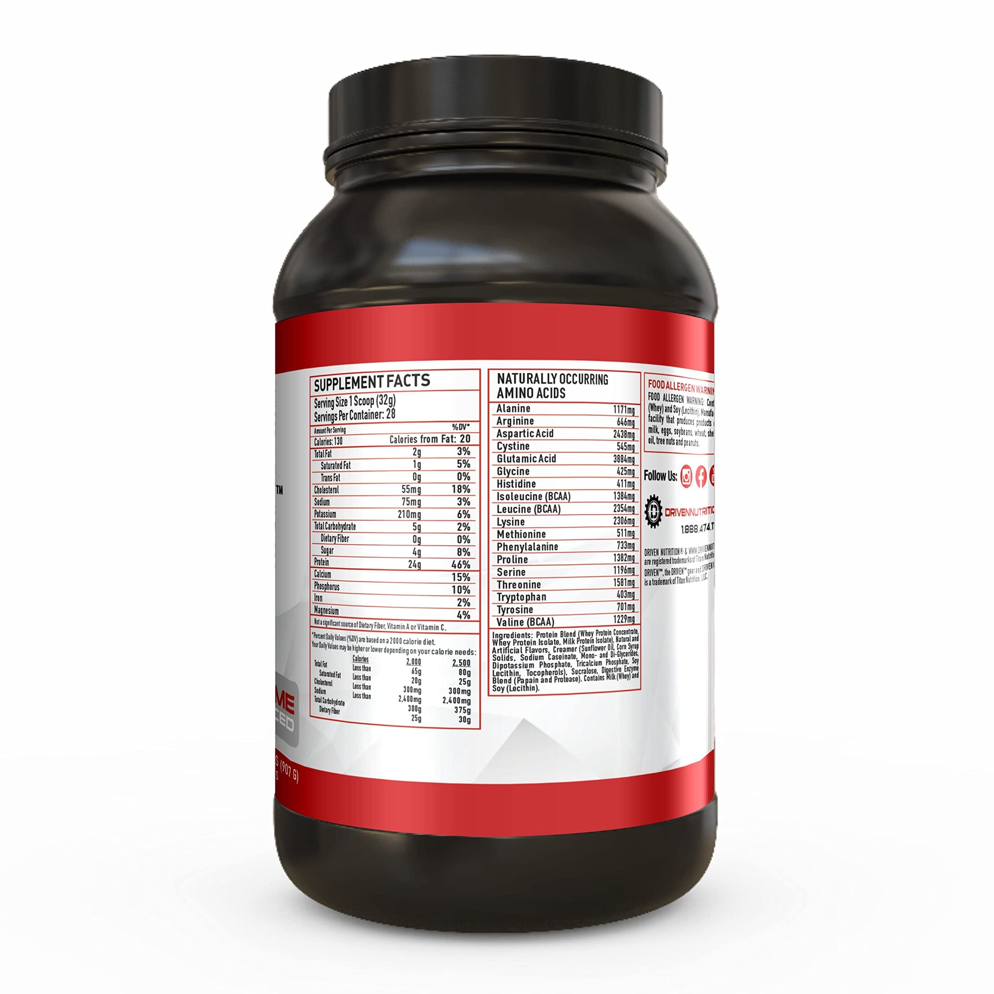 Driven WHEY- Grass Fed Whey Protein Powder: Delicious, Clean Protein Shake Driven Nutrition Au supplements