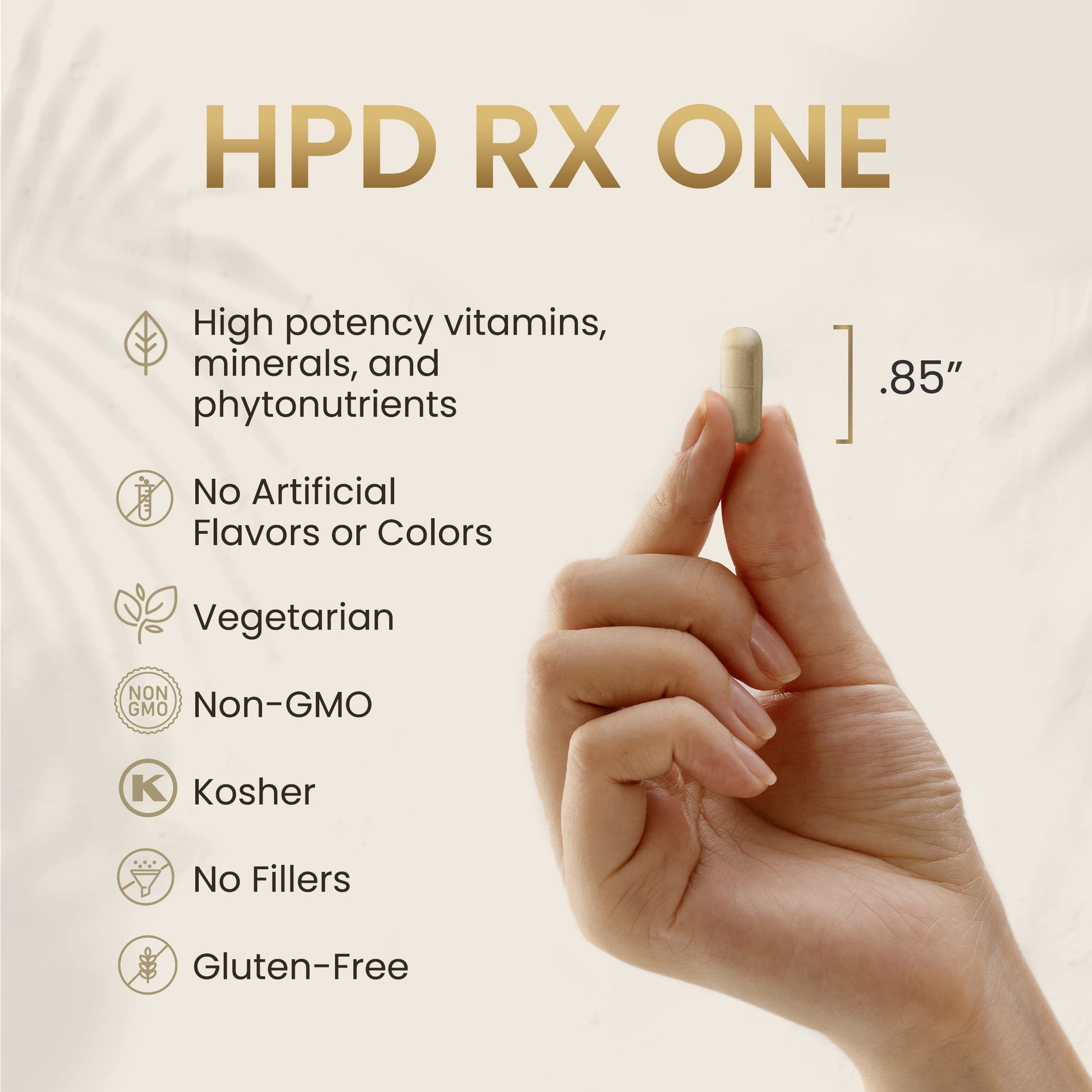 HPD Rx ONE Immunity Boost Multivitamin | HPV Supplements for Women and Men, 2 Pack HPD Rx Au supplements