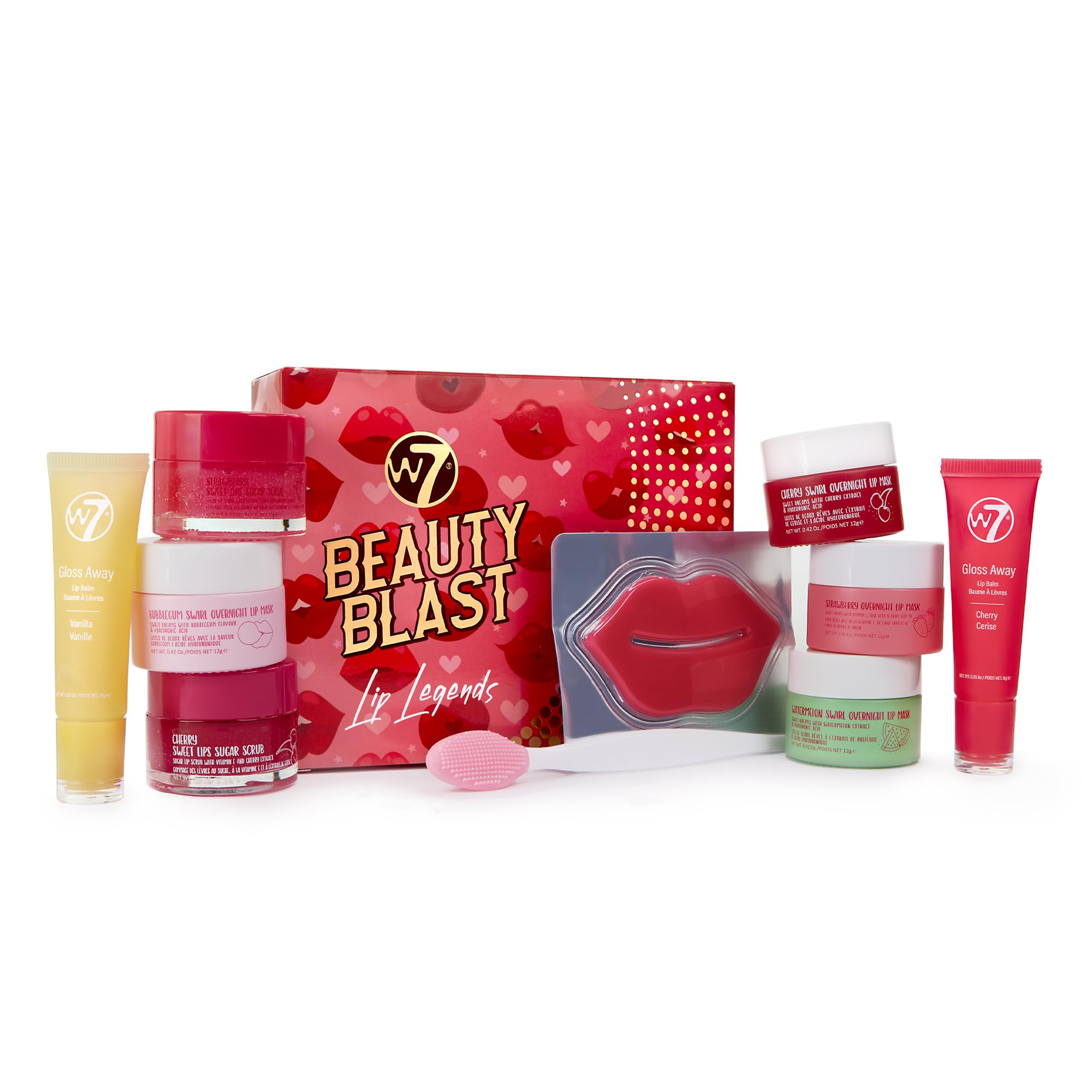 W7 Beauty Blast Lip Legends Sweet Dreams Lip Care Set - Lip Masks, Scrubs, Balms and More – Exclusive W7 Sweet Dreams Flavors Included W7 Au supplements