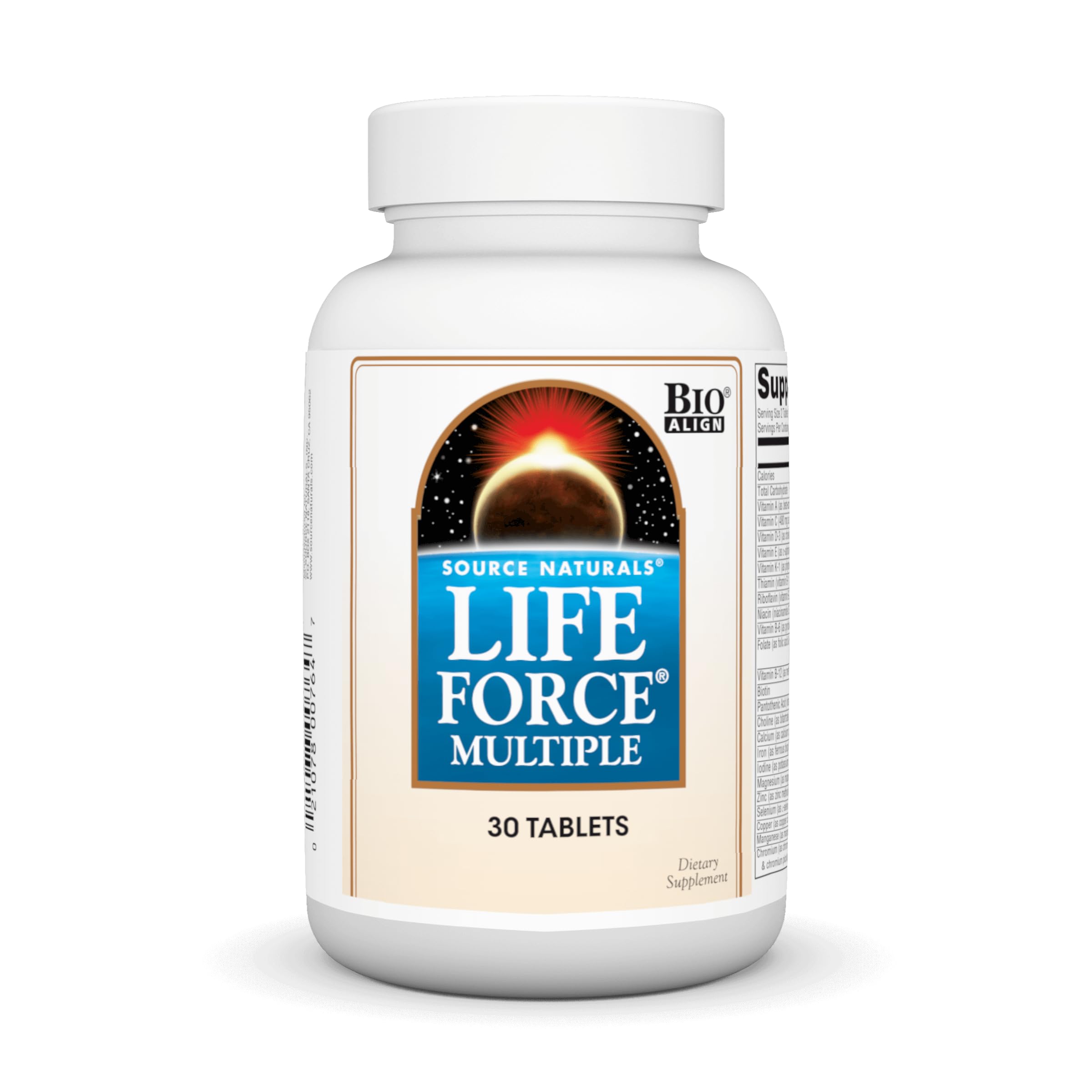 Source Naturals Life Force Multiple Daily Multivitamin High Potency Essential Vitamins, Minerals, Antioxidants & Nutrients - Energy & Immune Boost - 30 Tablets Source Naturals Au supplements