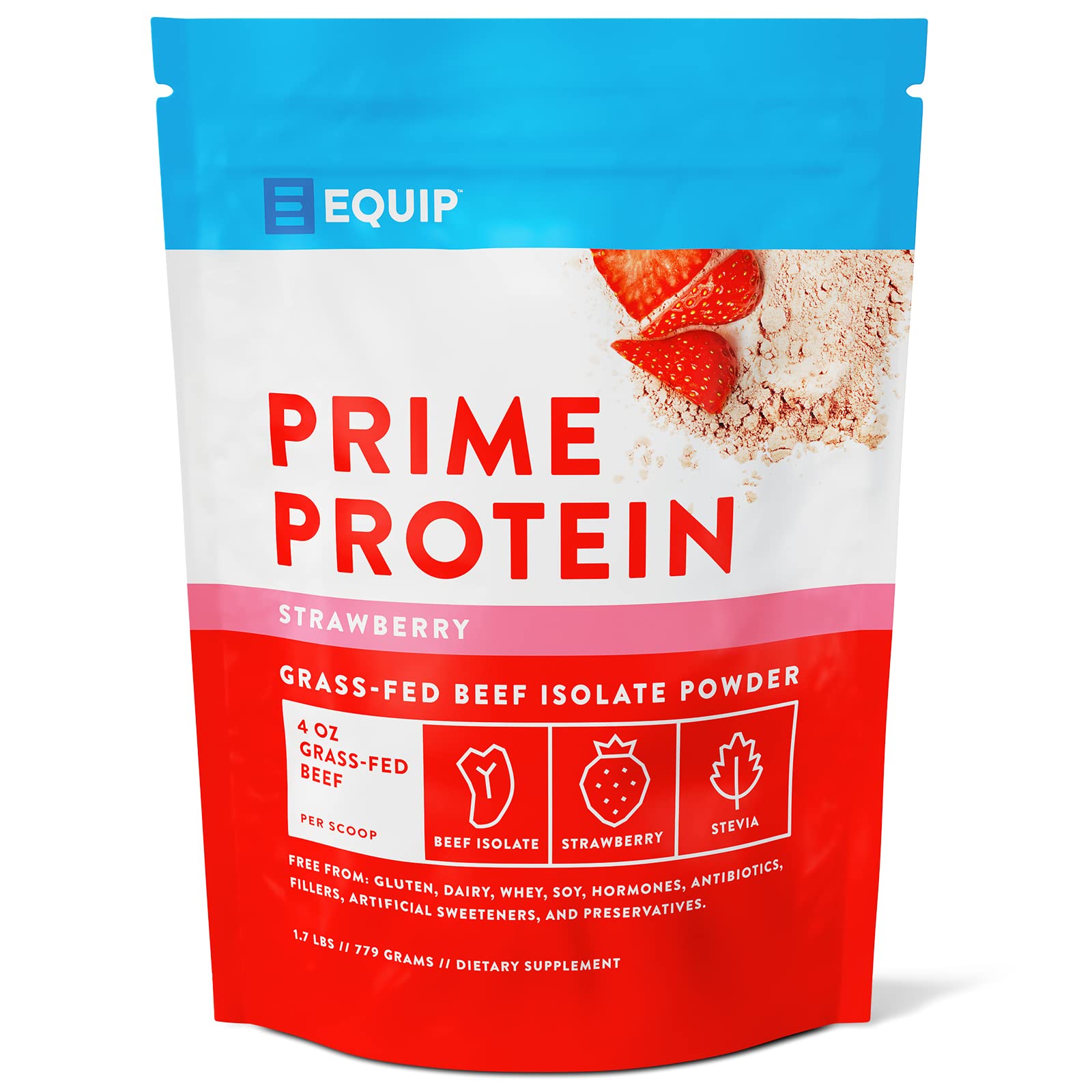 Equip Foods Prime Protein - Grass-Fed Beef Protein Powder Isolate -Paleo and Keto Equip Au supplements