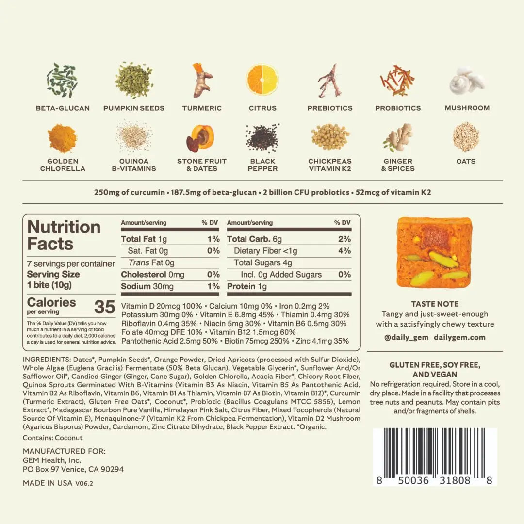 GEM Bite Complete Routine Variety Pack with Daily Multivitamin (14 Bites), Chill-Out Calm (7 Chews) & Deep Sleep Aid (7 Chews) | GEM Au supplements