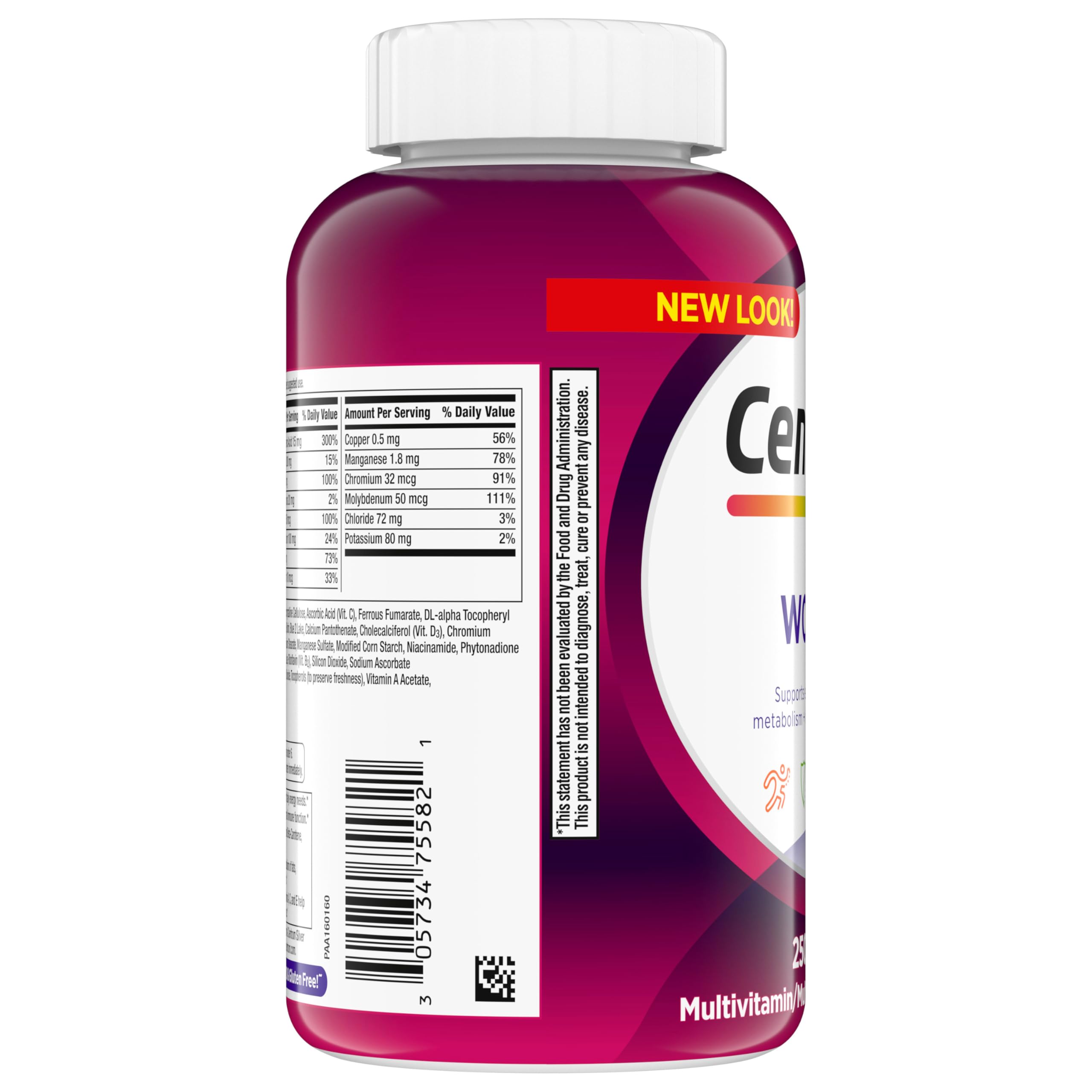 Centrum Multivitamin for Women, Multimineral Supplement with Iron, Vitamin D3, B Vitamins and Antioxidant Vitamins C and E Centrum Au supplements