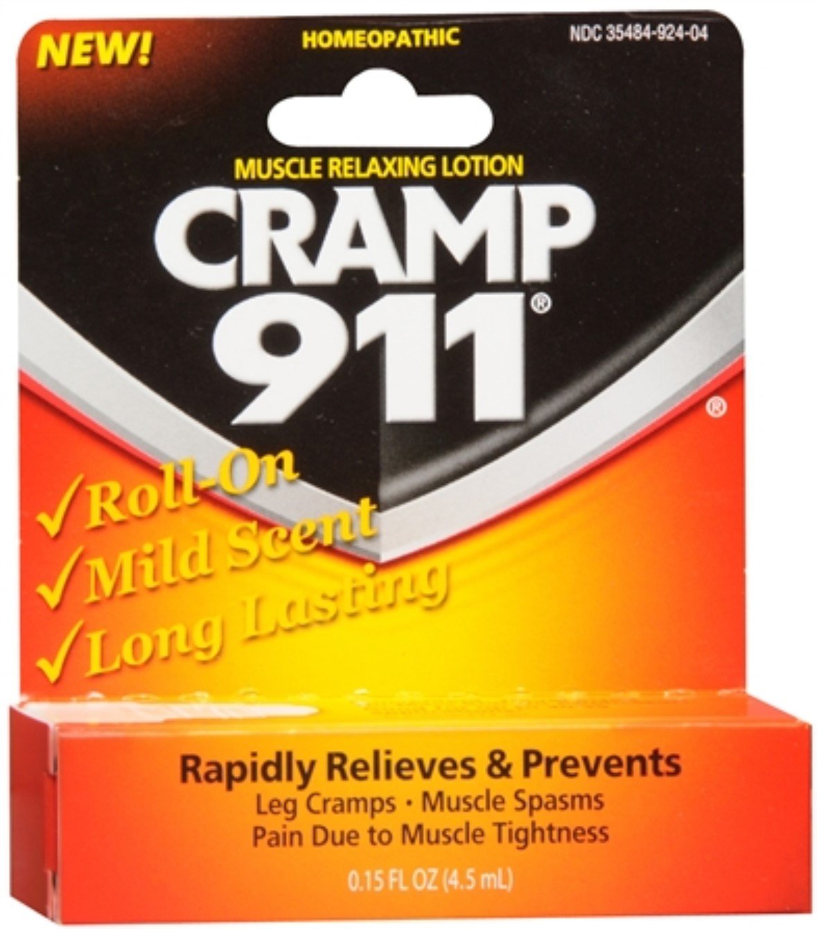 Cramp 911 Muscle Relaxing Roll-On Lotion 4.50 mL (Pack of 6) Cramp911 Au supplements