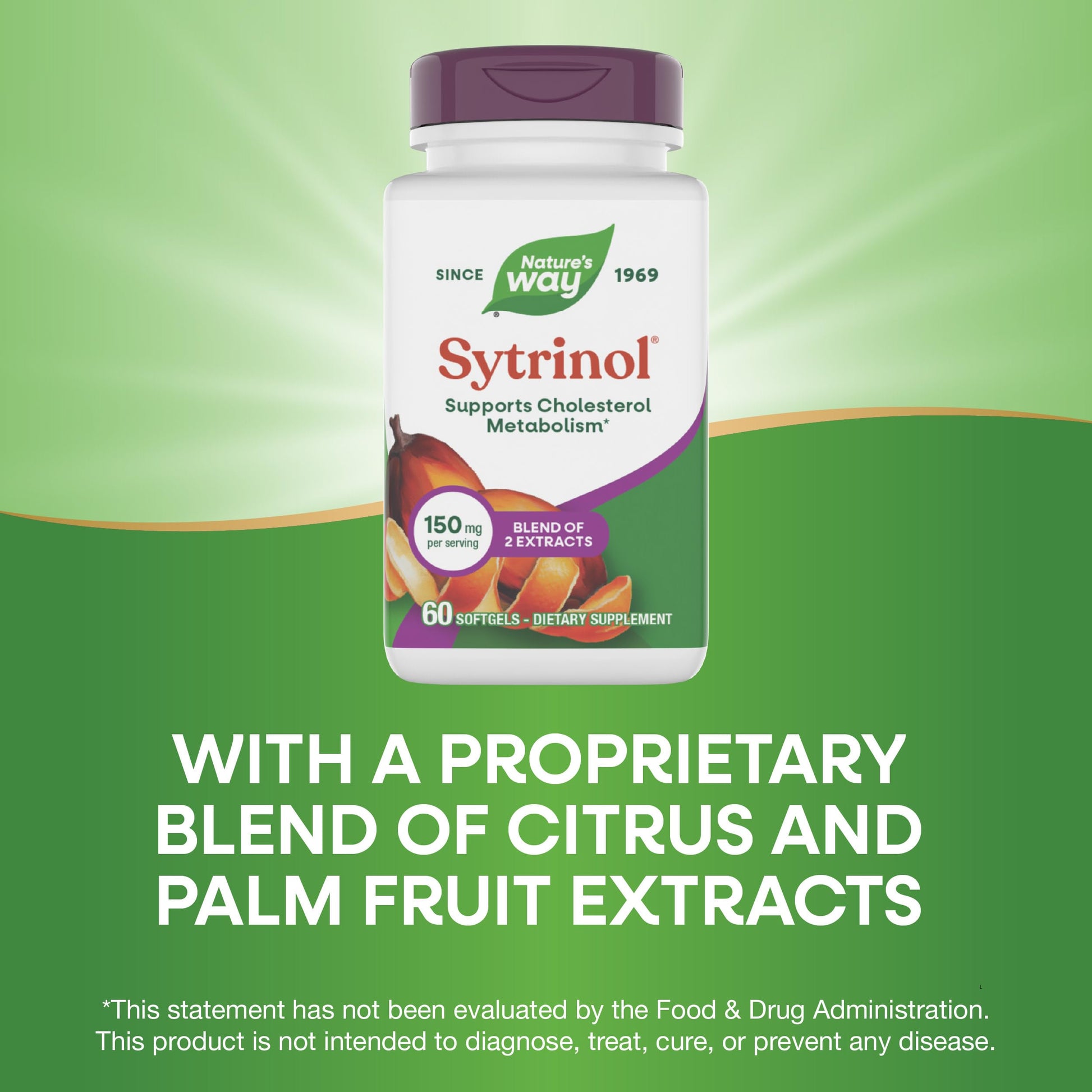 Nature's Way Sytrinol Cholesterol Control; Premium Blend; 60 Softgels Nature's Way Au supplements