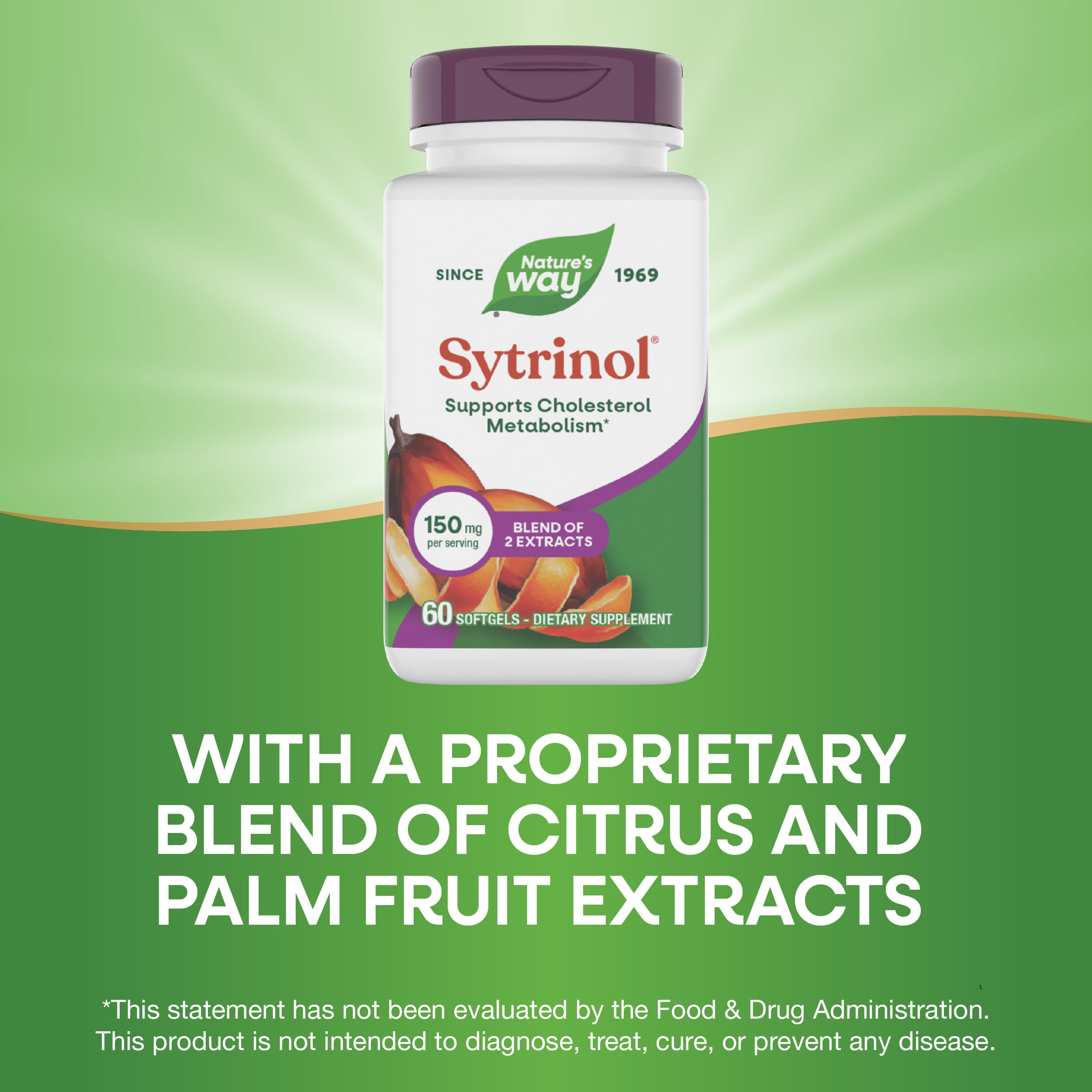 Nature's Way Sytrinol Cholesterol Control; Premium Blend; 60 Softgels Nature's Way Au supplements
