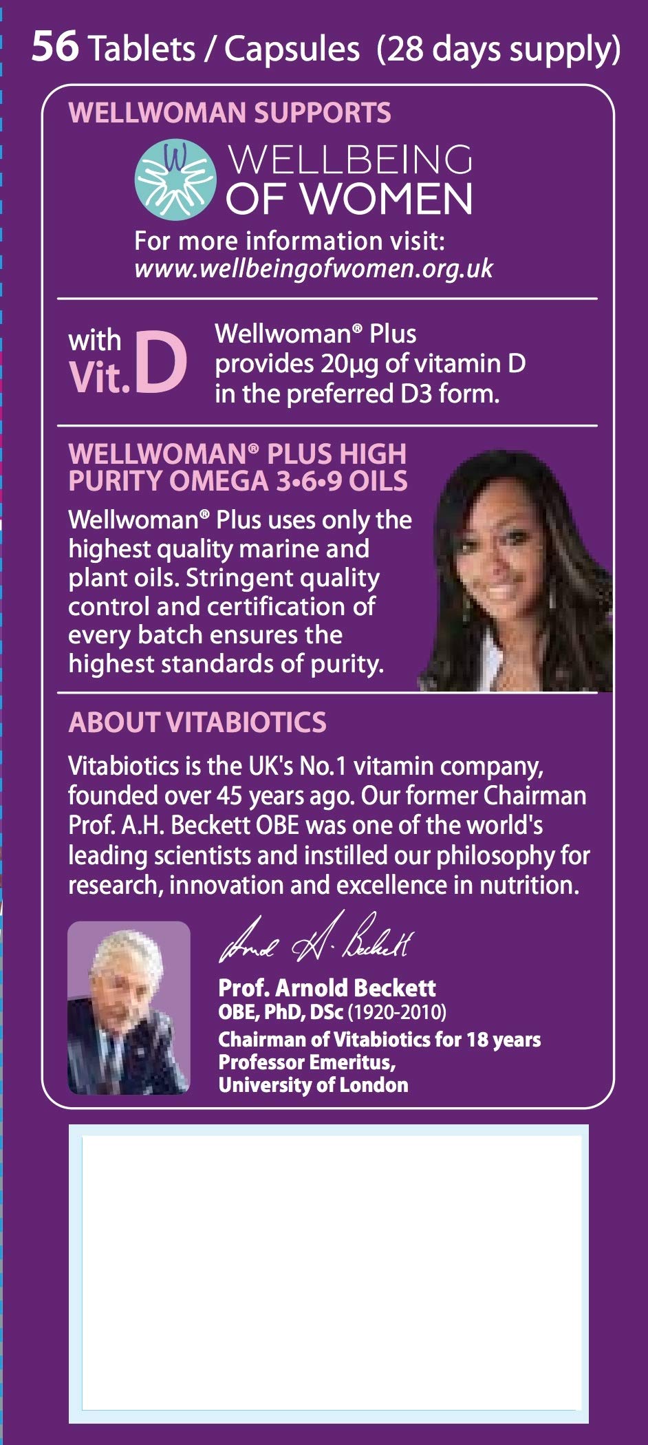 Vitabiotics Wellwoman Plus Omega 3 6 9 - 56 Tablets/Capsules Vitabiotics Au supplements