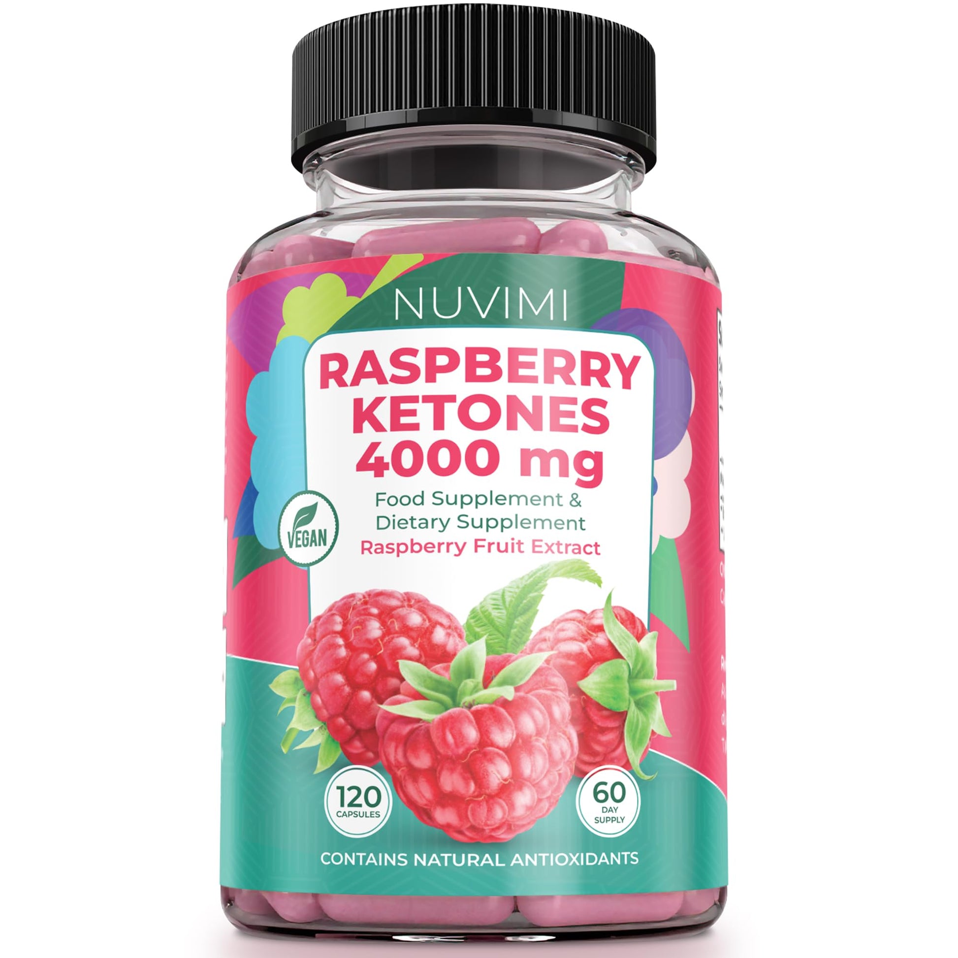 NUVIMI Raspberry Ketones 4000 mg Natural Dietary Food Supplement to Support Healthy NUVIMI Au supplements