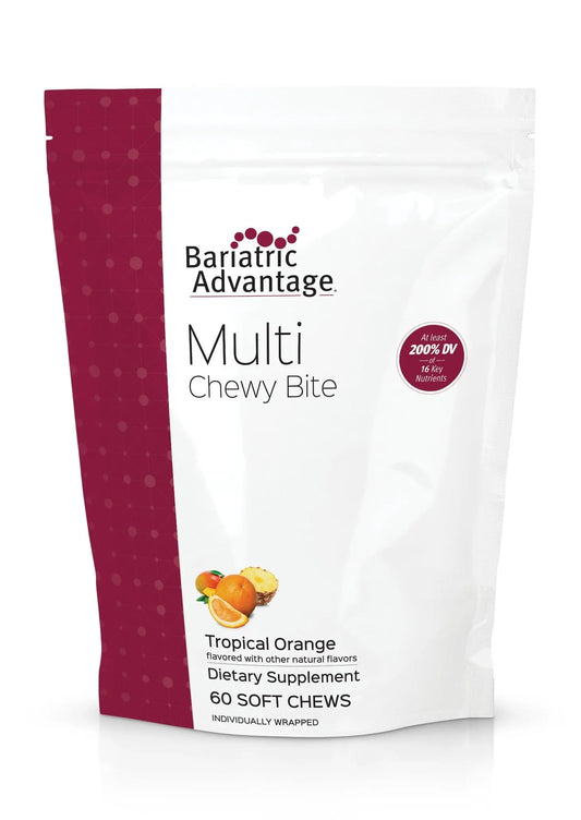 Bariatric Advantage Multi Chewy Bite - Soft Chew Multivitamin for Bariatric Surgery Bariatric AdvantageAU supplements
