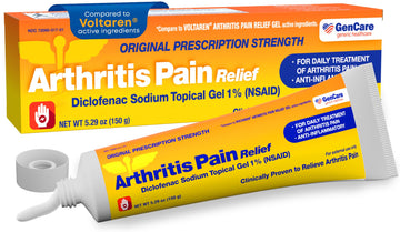GenCare Arthritis Pain Relief Diclofenac Sodium Topical Gel 1 Percent (NSAID) - Clinically Proven Arthritis Pain Reliever - Compare to The Active Ingredient in Voltaren Gel (5.29 oz) GenCare Au supplements
