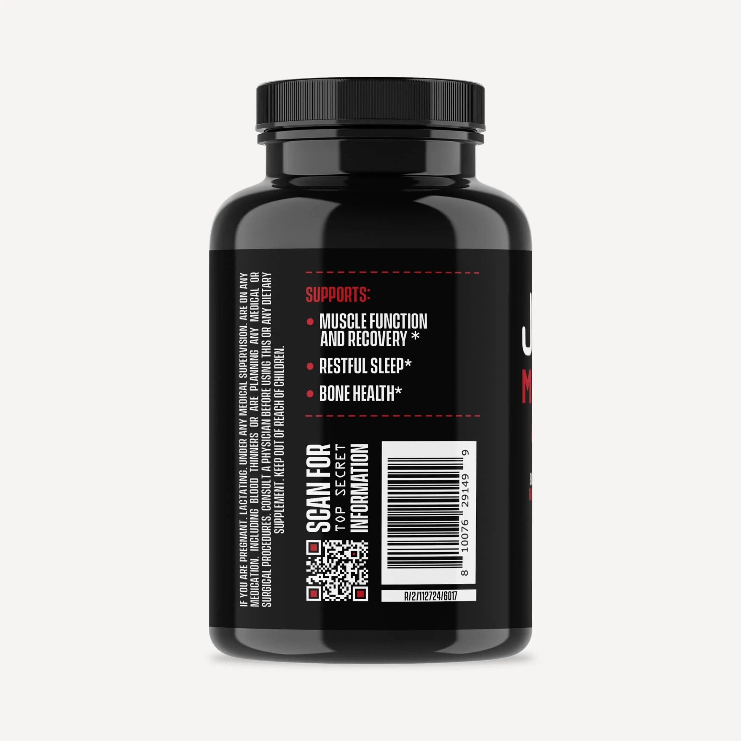 Jocko Fuel Magnesium Complex Supplement - Magnesium Glycinate, Citrate, & Taurate Capsules Dietary Supplement for Muscle Recovery & Relaxation, Heart, Nerve, Bone Support, & Sleep 30-Day Supply Jocko Fuel Au supplements