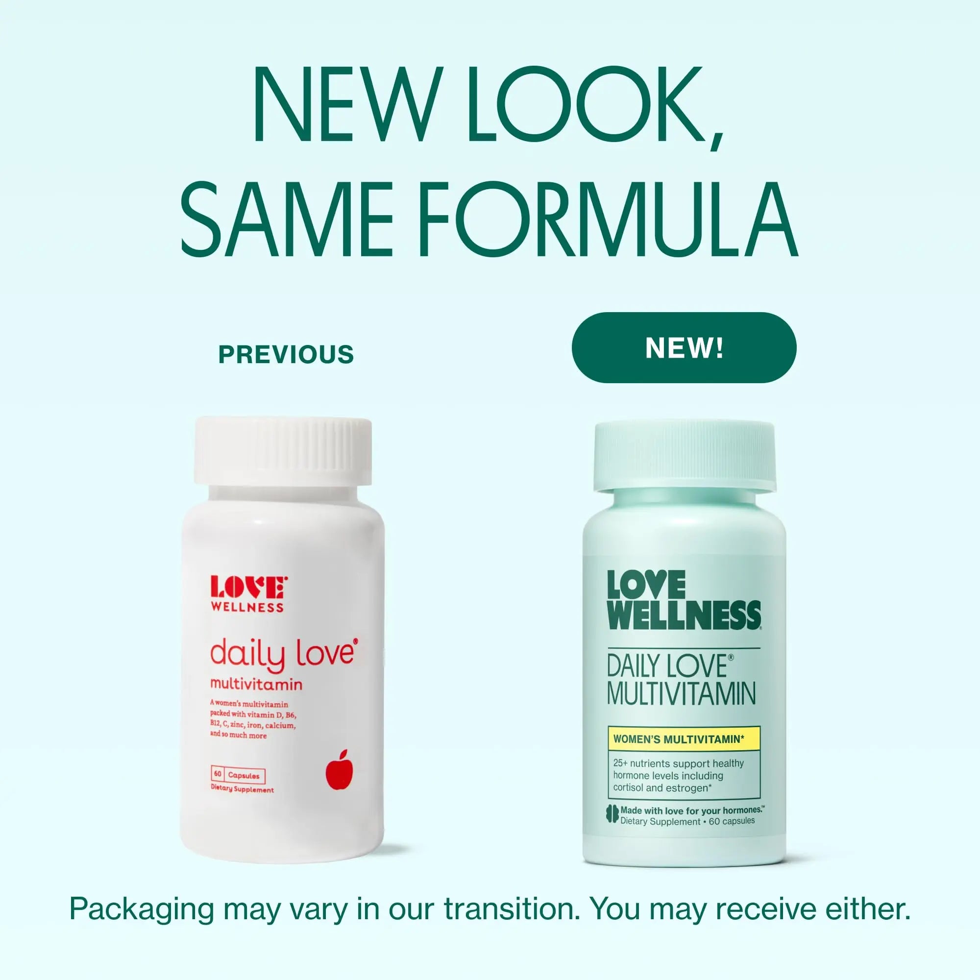 Love Wellness Daily Love Multivitamin for Women | Supports Energy, Cortisol, Immune Health, Stress Relief, & PMS | Complete with Vitamin D, C, Iron, Calcium, Zinc, & Biotin, Magnesium | 60 Count Love Wellness Au supplements