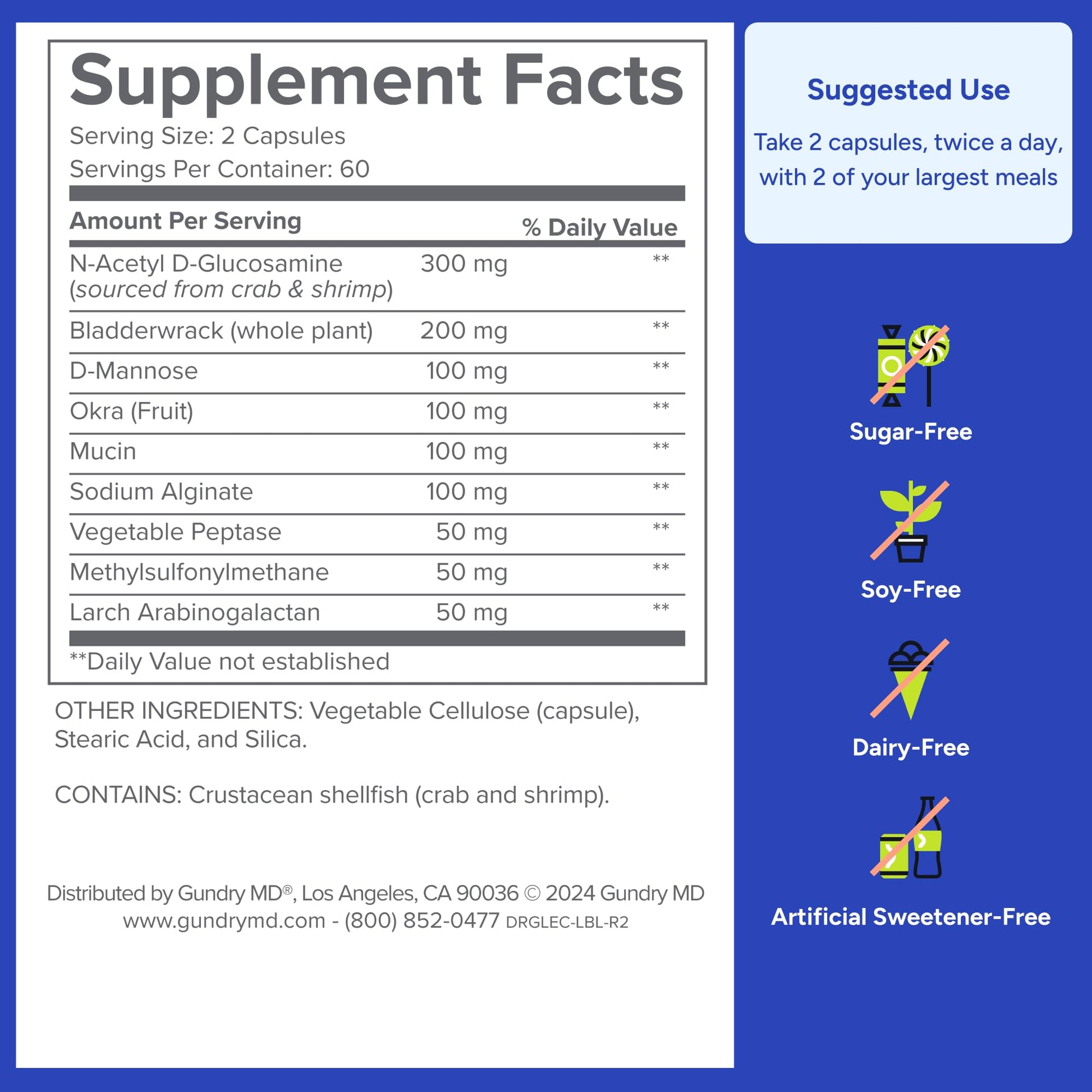 Gundry MD® Lectin Shield, Gut Health and Digestion Supplement, Helps Block Potentially Harmful Lectins, Supports Digestive Comfort, and Intestinal Health, 30 Day Supply Gundry MD Au supplements