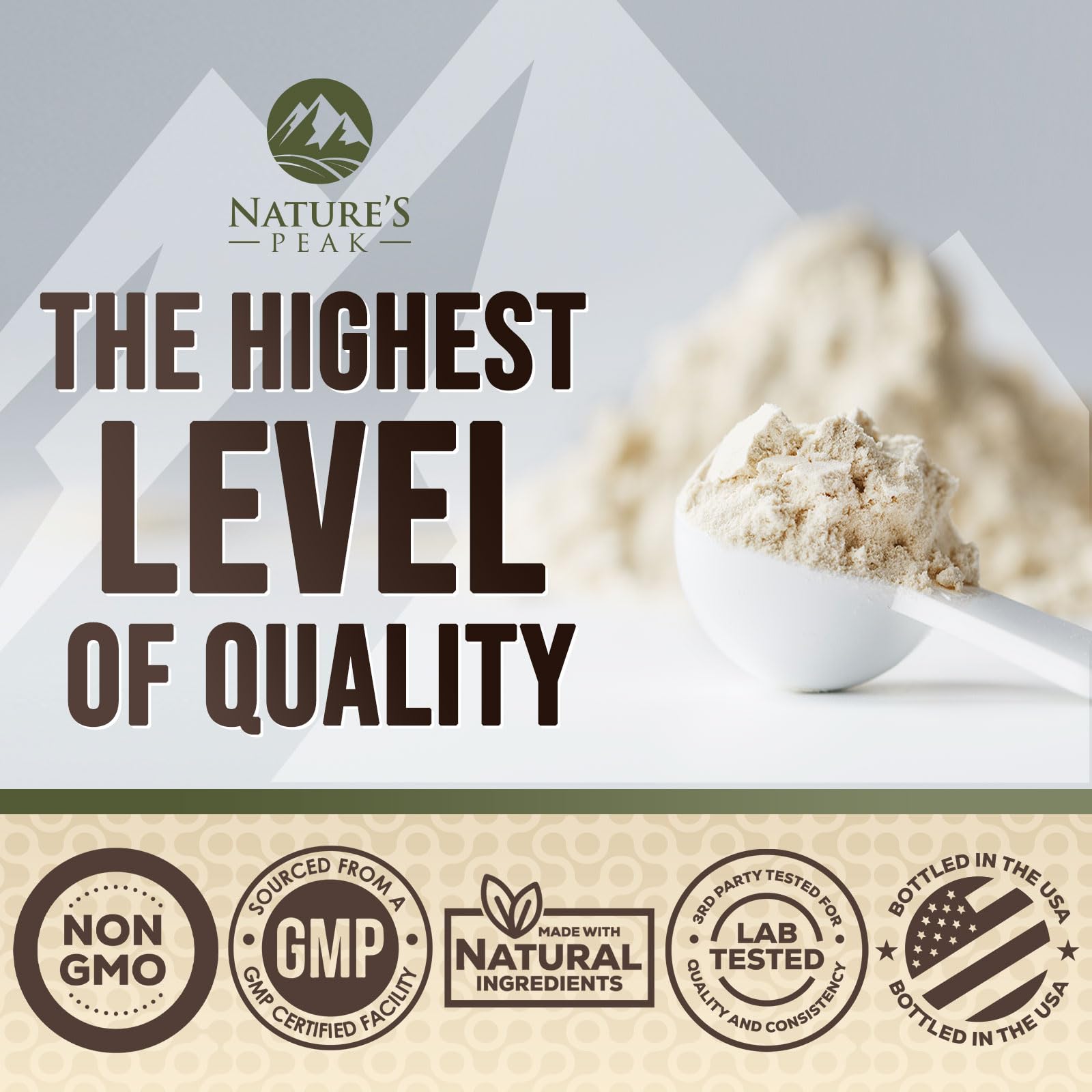 Nature's Protein Powder, 100% Whey Protein Powder Isolate, Immune Support, BCAAs Nature's Peak Au supplements