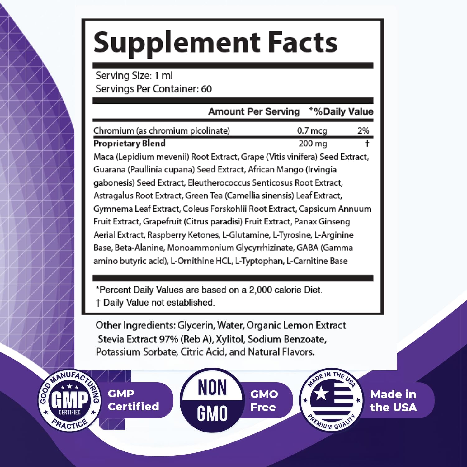 Nature’s NutriWave NeuroSilence Liquid Drops – Natural Botanical Blend – Non-GMO, Easy-to-Use Daily Formula – Made in USA, GMP-Certified Facility – 2oz Bottle, 60 Servings, 1 Month Supply Nature’s NutriWave Au supplements