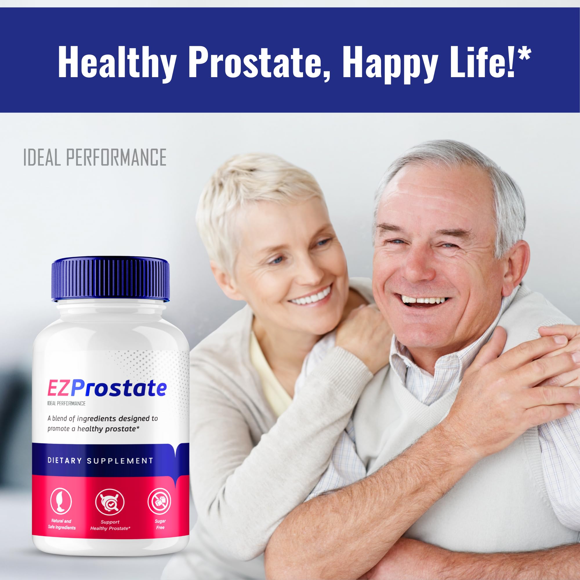 EZ Prostate Capsules, EZ Prostate Pills - Official EZ Prostate Supplement Pills - Maximum Strength Advanced All Natural Formula, EZProstate Health Men Pastillas Reviews (2 Pack) IDEAL PERFORMANCE Au supplements