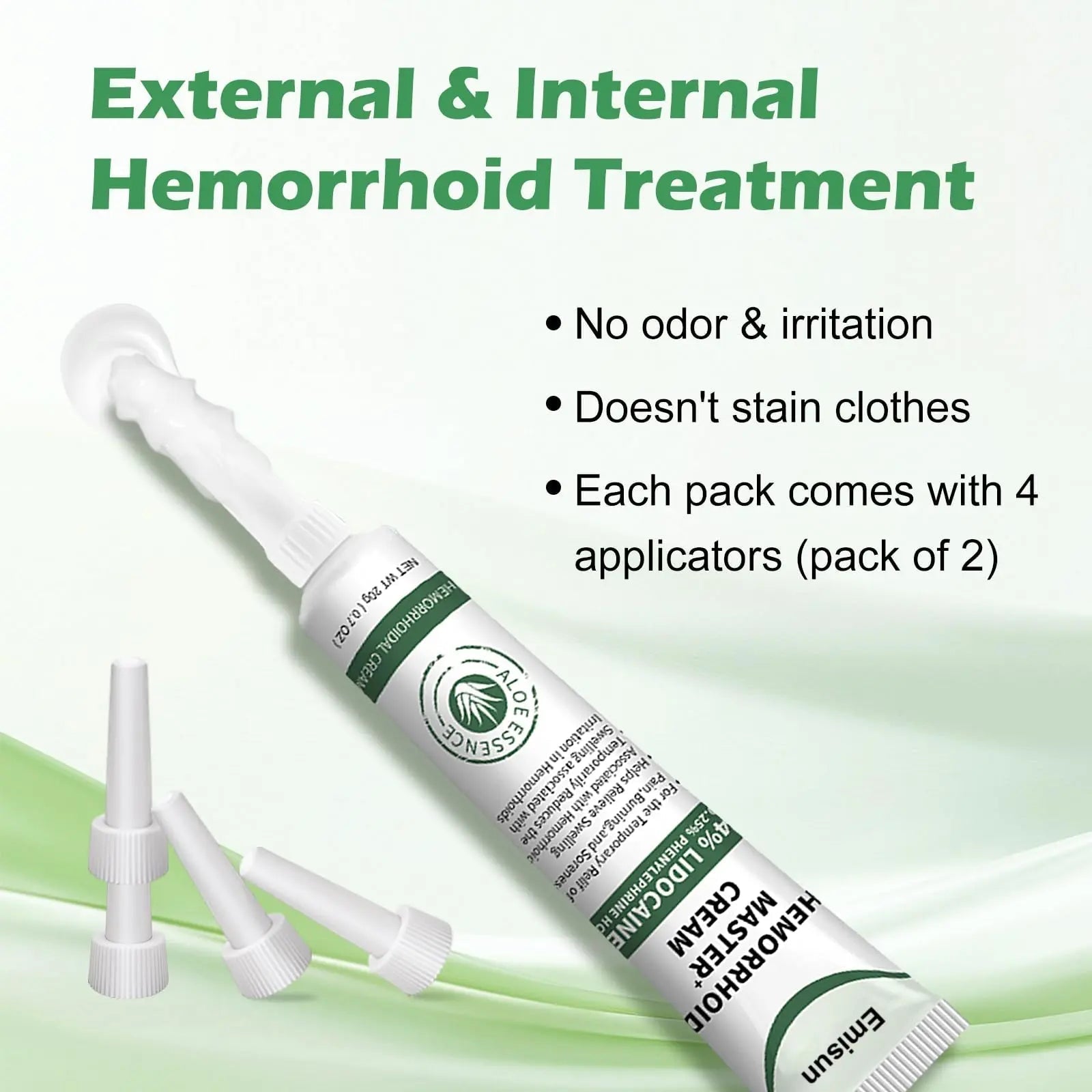 Hemorrhoid & Fissure Ointment, Hemorrhoid Treatment and Hemorrhoid Cream with Lidocaine 4% and Phenylephrine HCI for Fast Relief of Pain, Swelling, Itching, Burning, Hemorrhoidal treatment, 2 Pack-J2 Emisun Au supplements