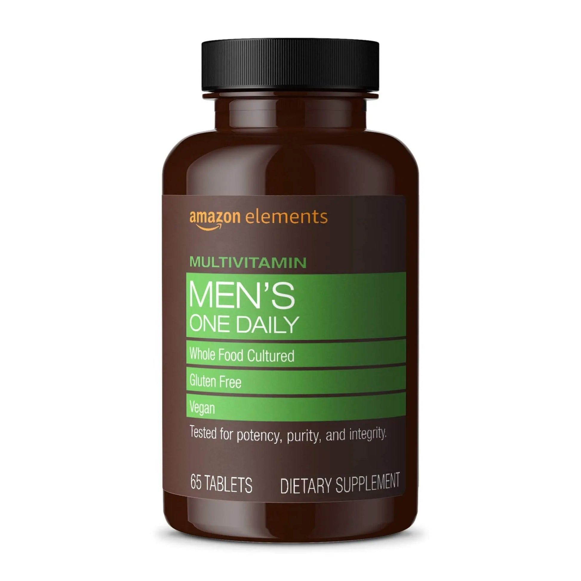 Amazon Elements Men's One Daily Multivitamin (65 Tablets) and Amazon Elements B Complex (65 Capsules) Amazon Elements Au supplements