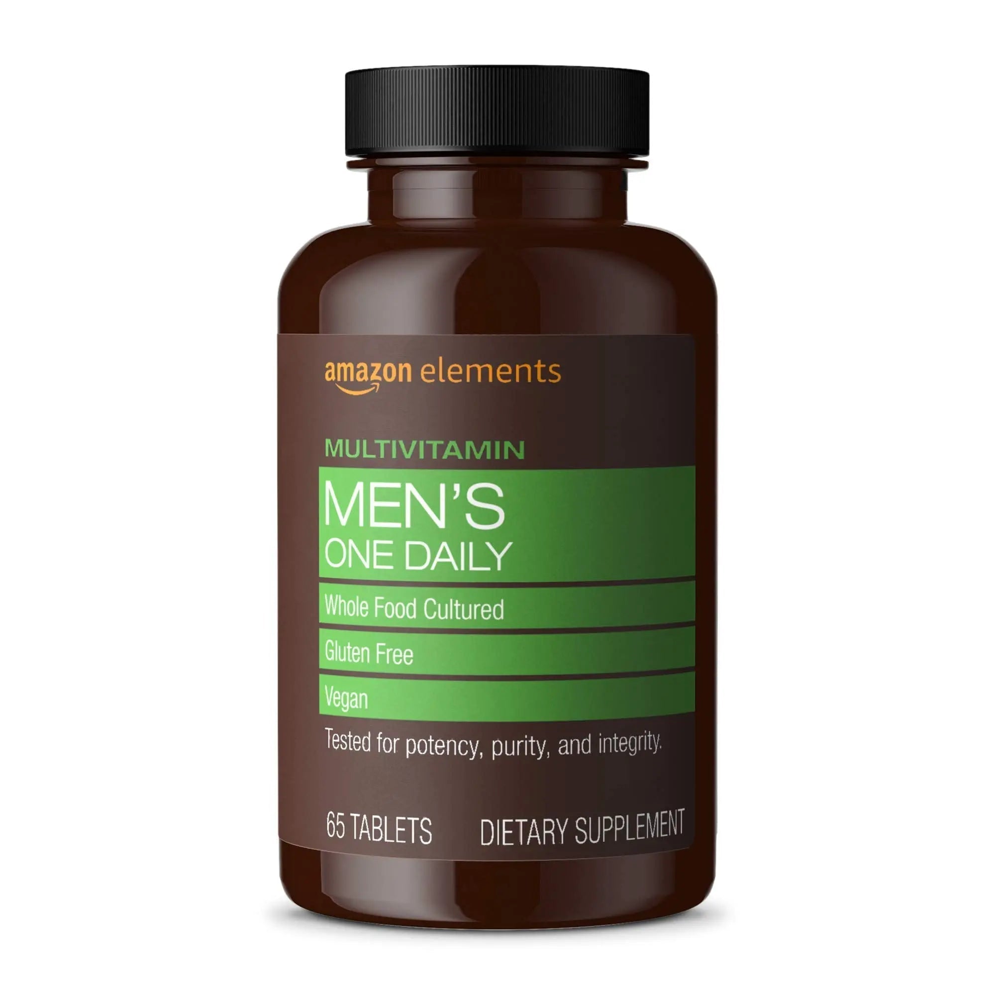 Amazon Elements Men's One Daily Multivitamin (65 Tablets) and Amazon Elements B Complex (65 Capsules) Amazon Elements Au supplements