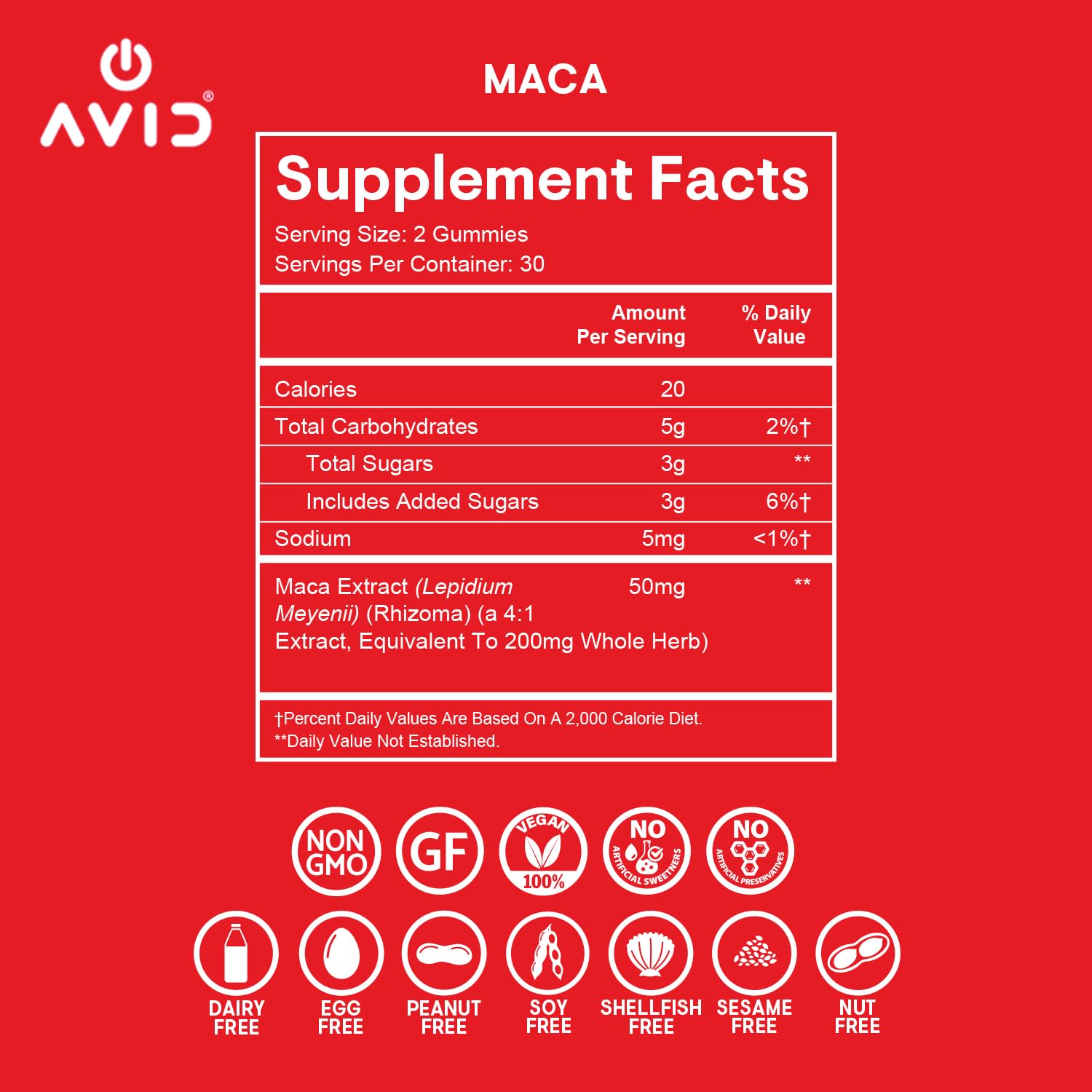 Playboy - Maca Root Gummies for Women and Men (60 Count - Peach Flavored) - Boost Sexual Vitality, Libido, Fertility - Supplement - 100% Natural, Vegan Non GMO - 4:1 Extract Maca Peruana Avid Au supplements