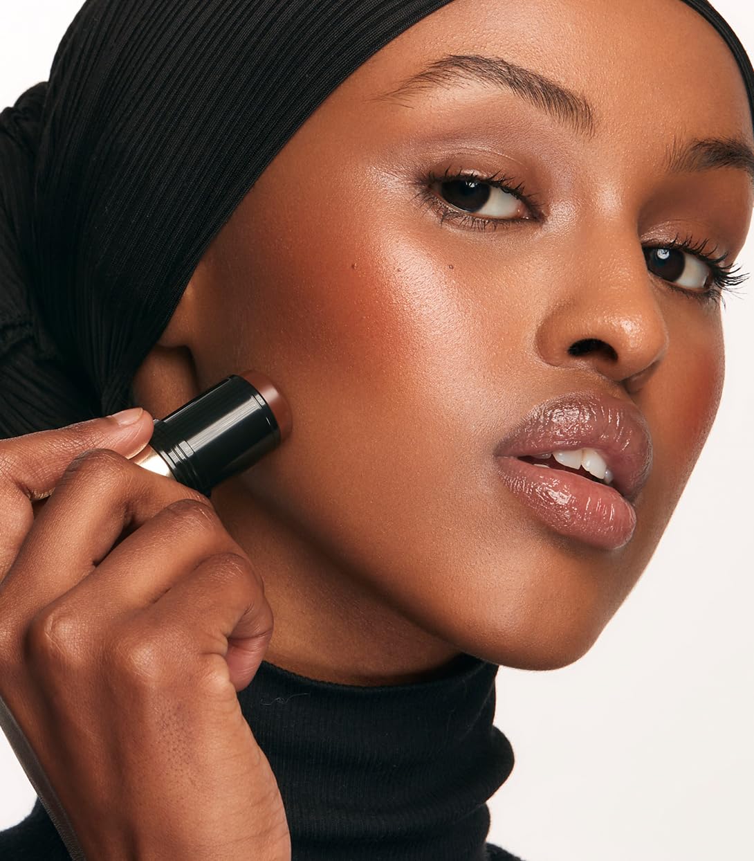MAKE Beauty Heat Stroke Cream Blush Stick for Cheeks with Natural Hydrating Dewy Finish. Creamy Gel Blush Balm - Shade Baked, Deep Chocolate Brown Cheek Tint MAKE Au supplements