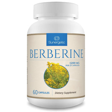 Premium Berberine Supplement - 1200mg of Berberine Per Serving - Berberine HCL Sunergetic Au supplements