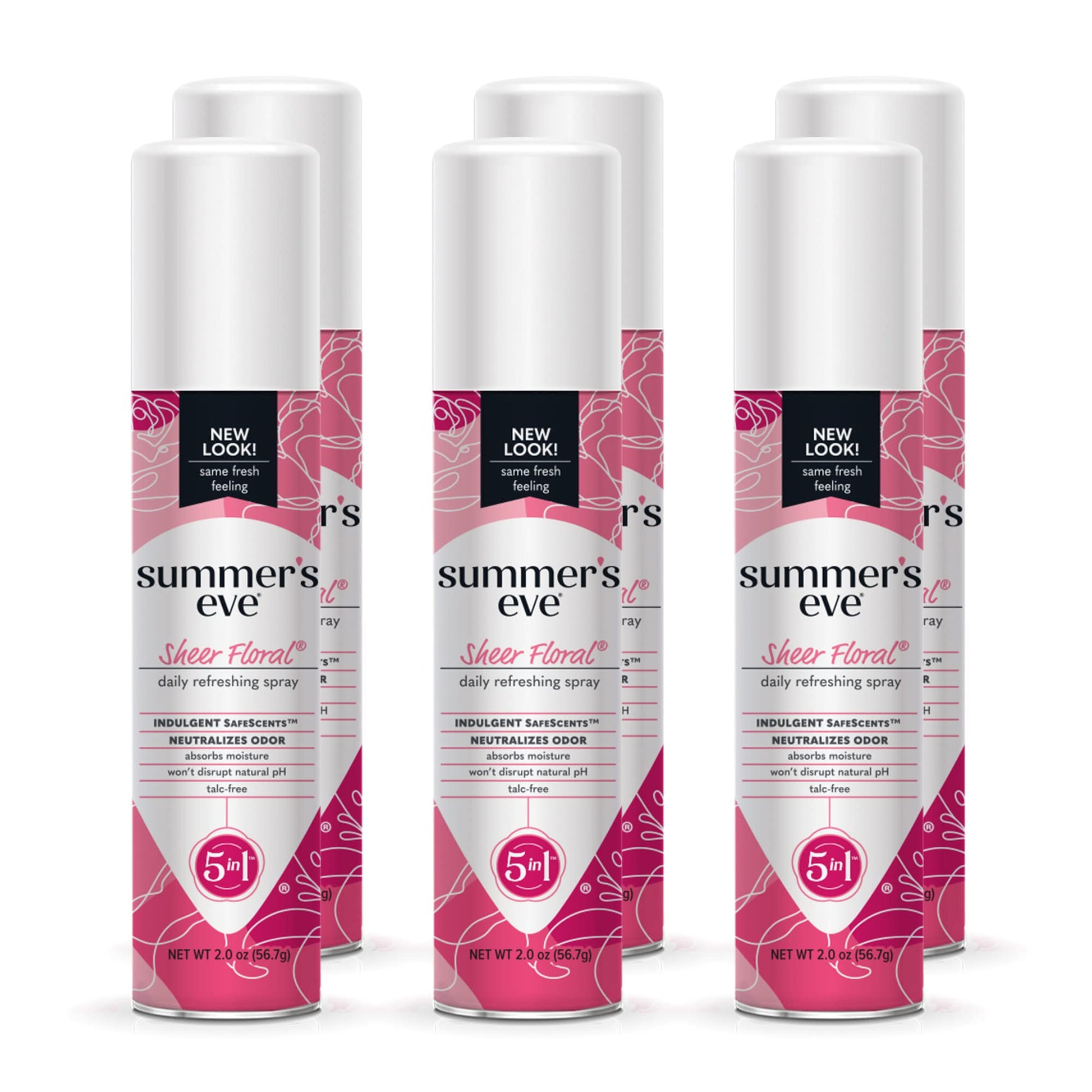 Summer's Eve Freshening Spray | Sheer Floral| 2 oz Size | Pack of 6 | pH Balanced, Dermatologist Summer's Eve Au supplements