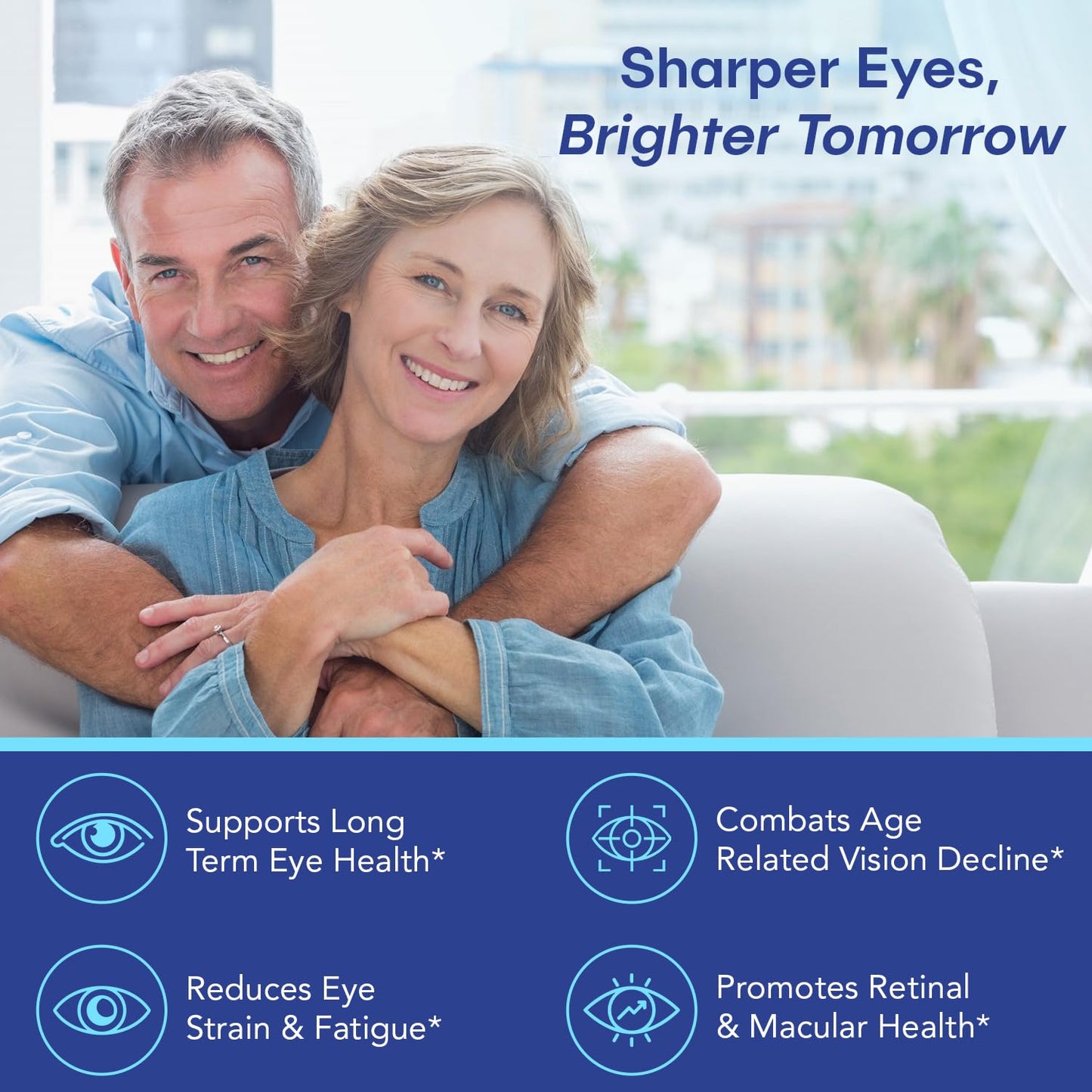 VisiUltra Eye Health Supplement – 14 Essential nutrients for Clear Vision, Blue Light Protection, and Long-Term Eye Health. Supports Clarity and Eye Wellness. 60 Capsules. (1 Pack) VisiUltraAu supplements