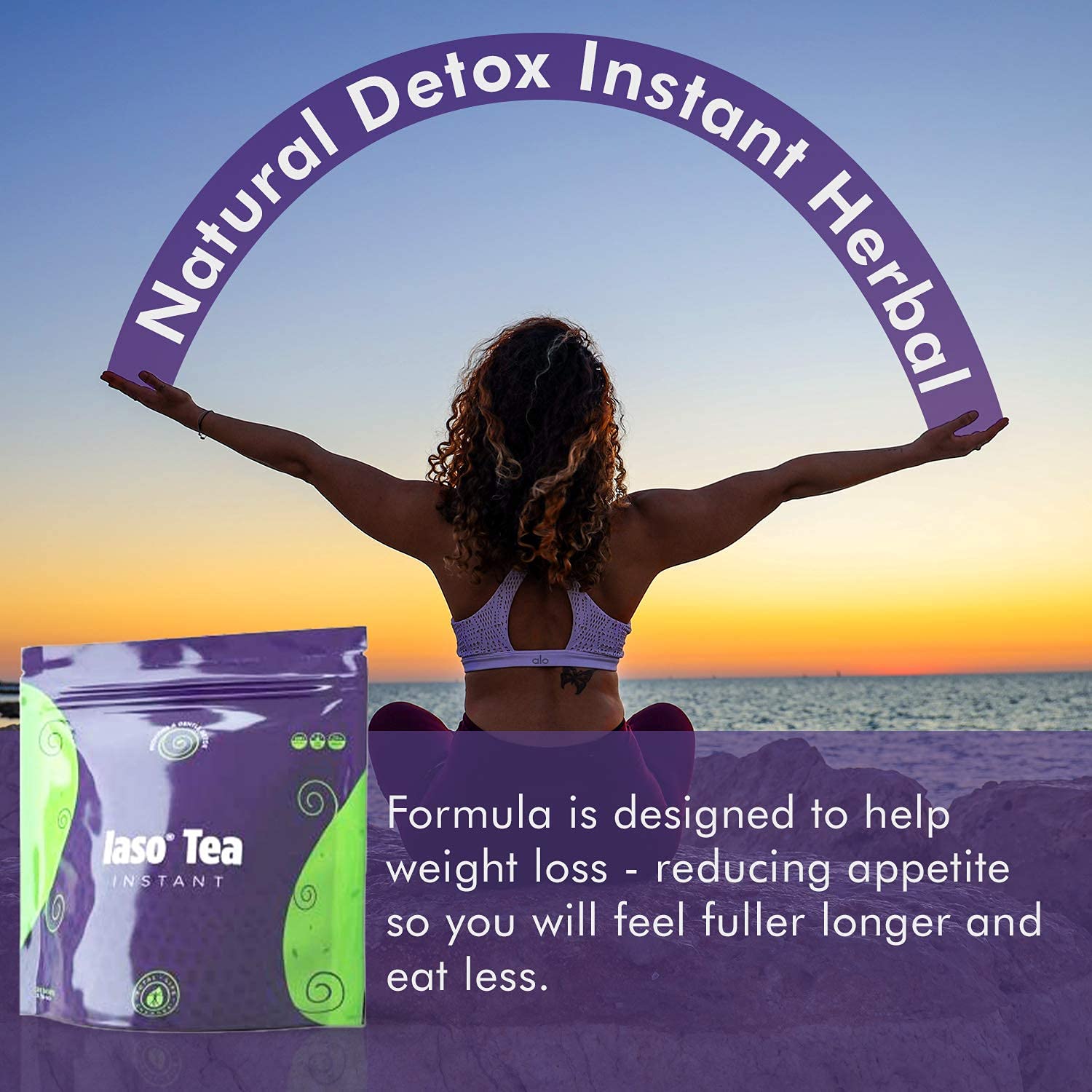 TLC Total Life Changes IASO Natural Detox Instant Herbal Tea - Expiration Date on the Top Total Life Changes Au supplements