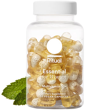 Ritual Multivitamin for Women 50+, Menopause Supplements with Vitamin D3, K2 and Magnesium for Bone Support*, Omega-3 DHA, Vitamin B12 Ritual Au supplements