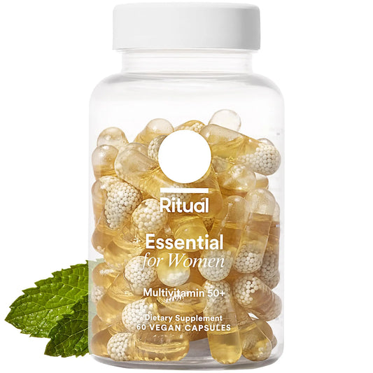 Ritual Multivitamin for Women 50+, Menopause Supplements with Vitamin D3, K2 and Magnesium for Bone Support*, Omega-3 DHA, Vitamin B12 RitualAU supplements