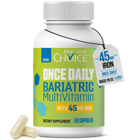 Bariatric Choice Once-Daily Bariatric Multivitamin with 45 mg of Iron | Easy to Swallow Capsule | Vitamin for Bariatric Surgery Patients Bariatric ChoiceAU supplements