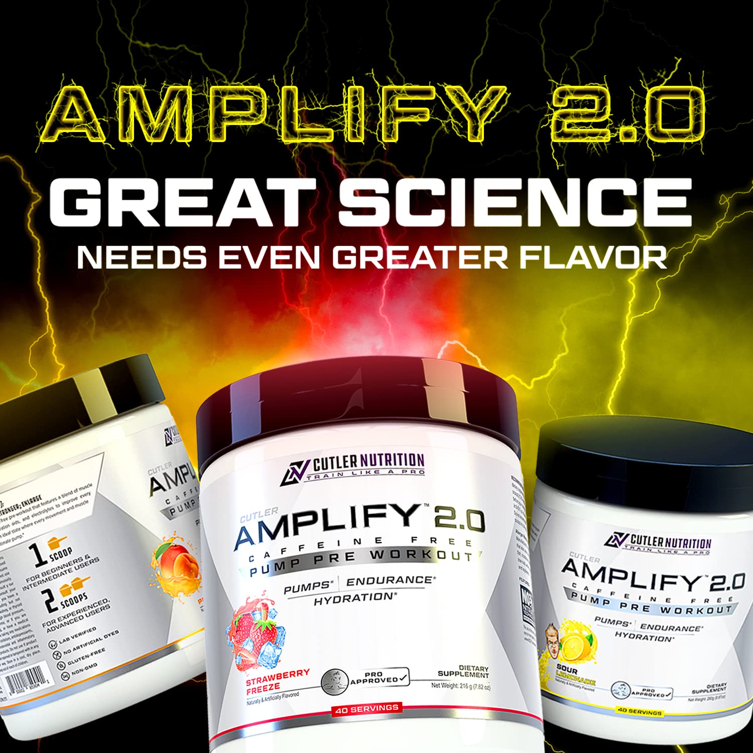 Cutler Nutrition Amplify Pump Pre Workout Caffeine Free Nitric Oxide Booster containing Arginine and Citrulline Pre-Workout for Maximum Pumps Flavor Strawberry Cutler Nutrition Au supplements