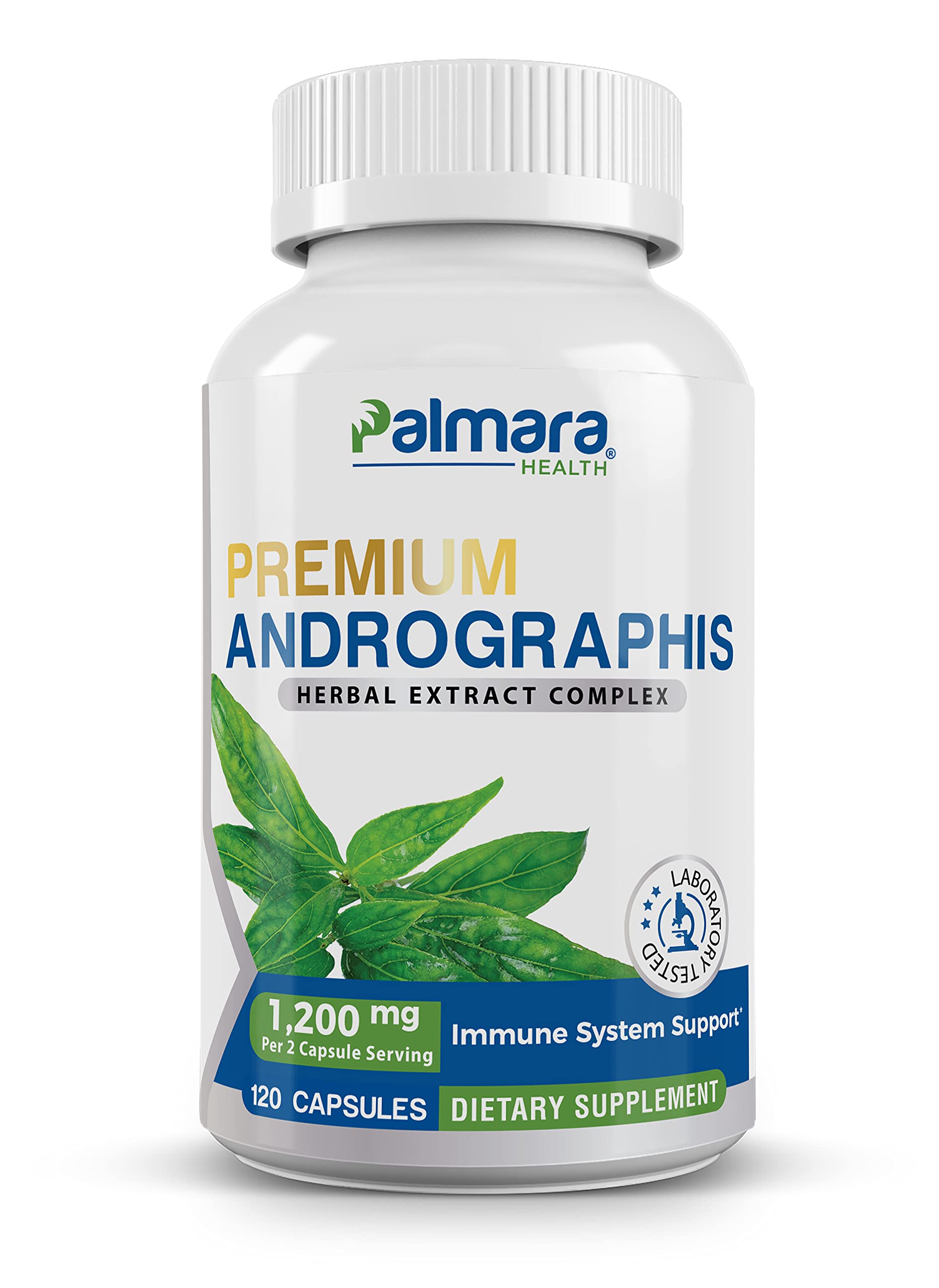 Palmara Health Premium Andrographis Paniculata Extract 1,200mg with 100mg Andrographolides Vegan Capsules for Immune & Digestive Support, Non-GMO, Gluten Free, Herbal Dietary Supplement Palmara Health Au supplements