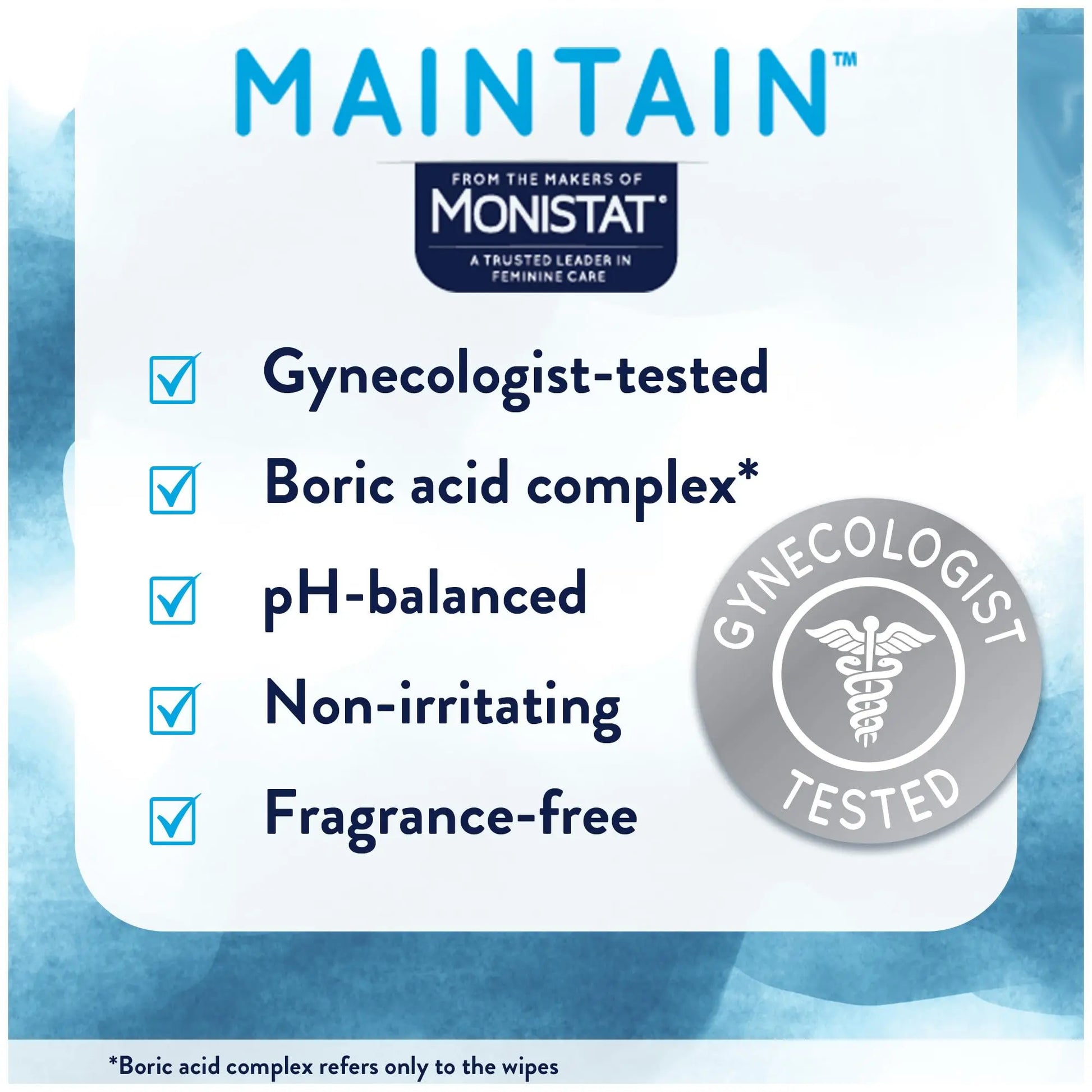 Monistat Maintain Boric Acid Odor Control Kit, 10 Feminine Wipes & 10 Boric Acid Suppositories for Women, Fragrance-Free and Non-Irritating pH Balanced Formulas to Control Vaginal Odor Monistat Au supplements