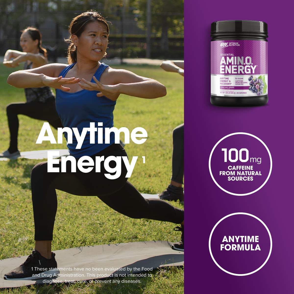 Optimum Nutrition Amino Energy - Pre Workout with Green Tea, BCAA, Amino Acids Optimum Nutrition Au supplements