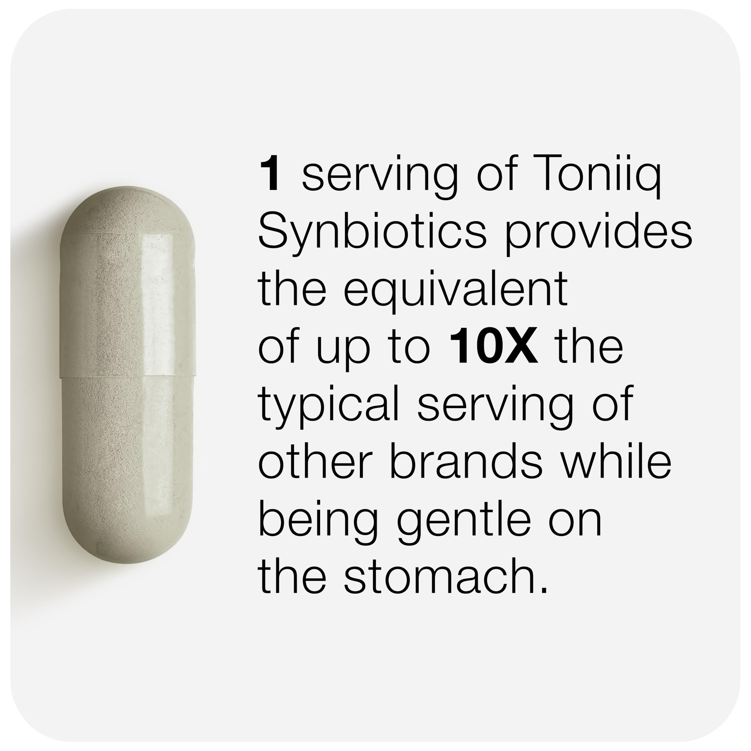 Toniiq Prebiotics and Probiotics – 200B TFU with Postbiotics IMMUSE® & ButyraGen® – 30 Strains – Shelf-Stable Synbiotic Formula – Third-Party Tested – 60 Capsules Toniiq Au supplements