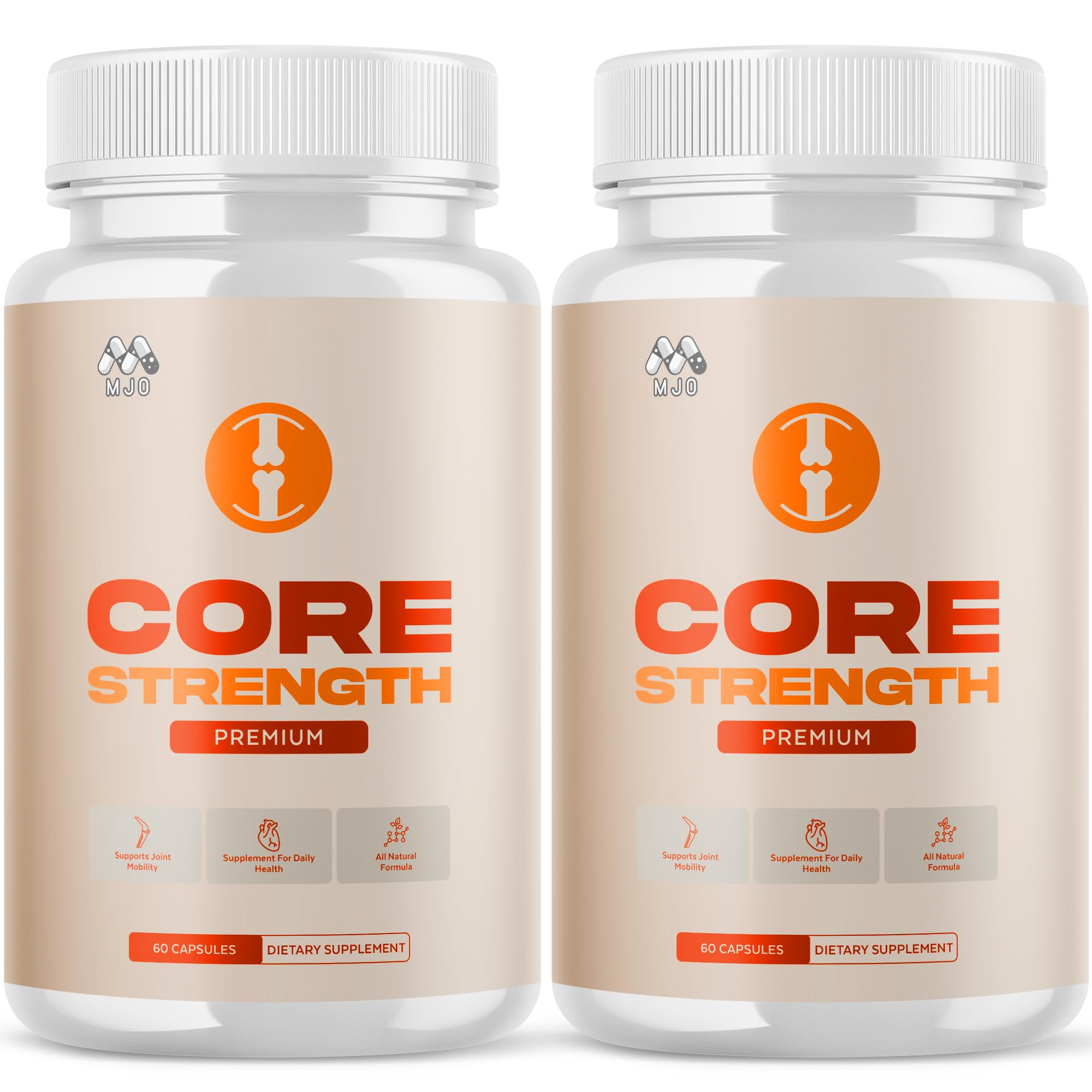 (2 Pack) Core Strength Supplement for Joint Support, Official Core Strength Joint Pills with All Natural Ingredients, Advanced Health & Wellness Support with Max Strength Multivitamins (120 Capsules) MJO Au supplements