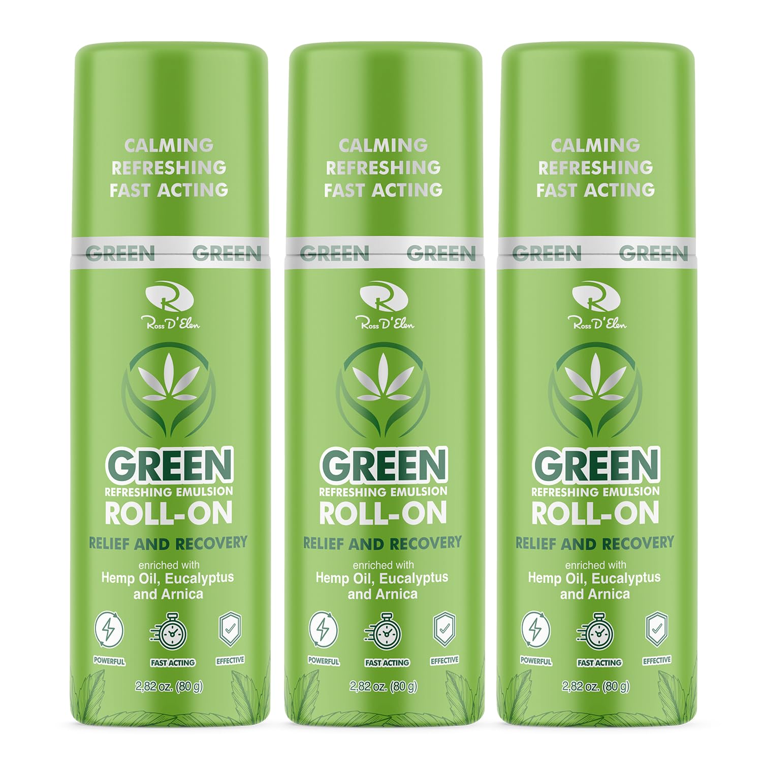 Ross D’Elen Green Menthol ROLL-ON 3-Pack ROSS D'ELEN Au supplements