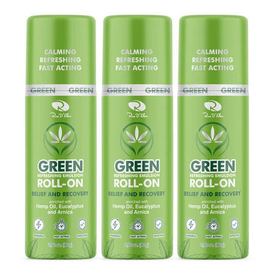 Ross D’Elen Green Menthol ROLL-ON 3-Pack ROSS D'ELENAu supplements